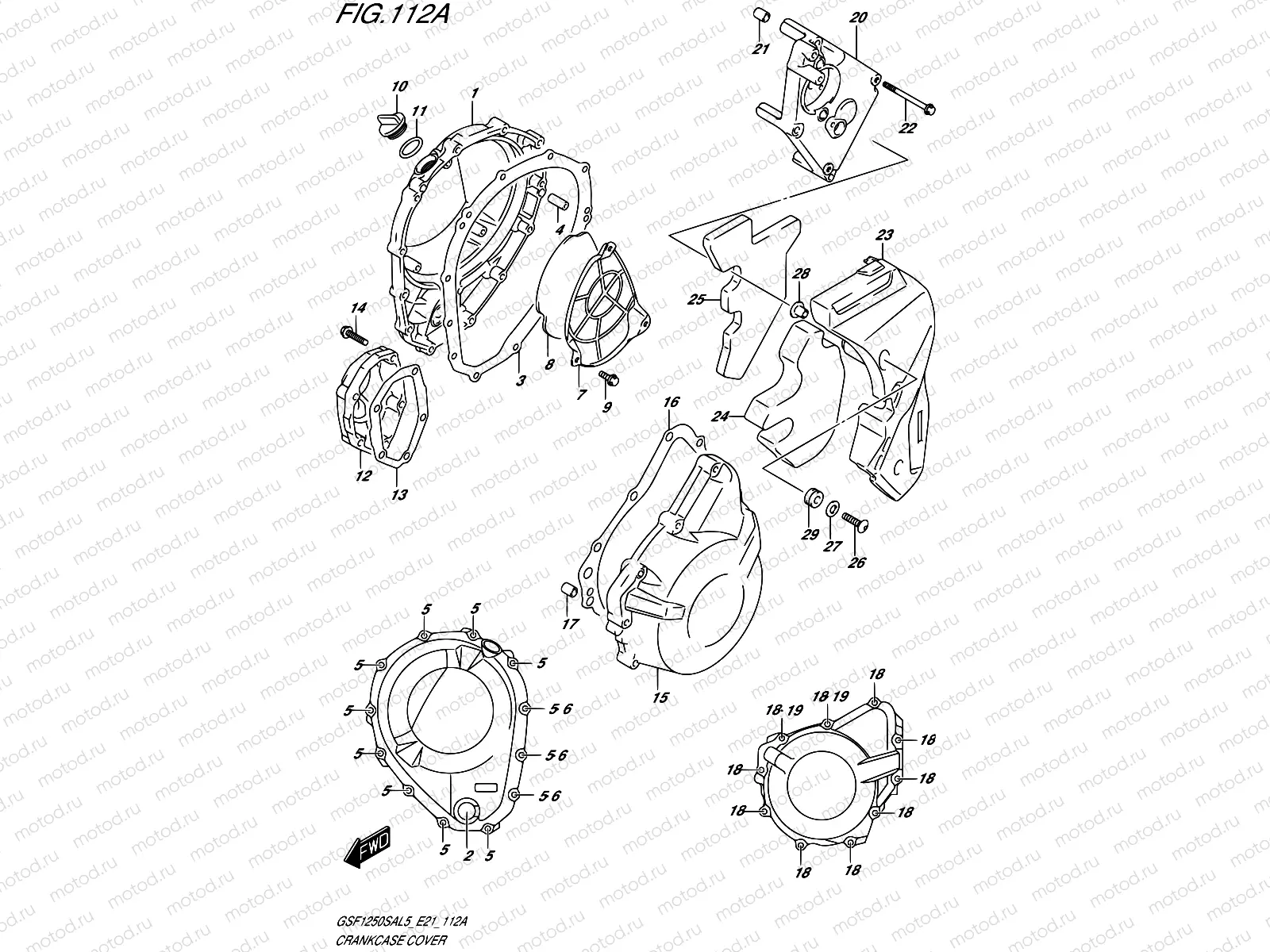 112A - CRANKCASE COVER