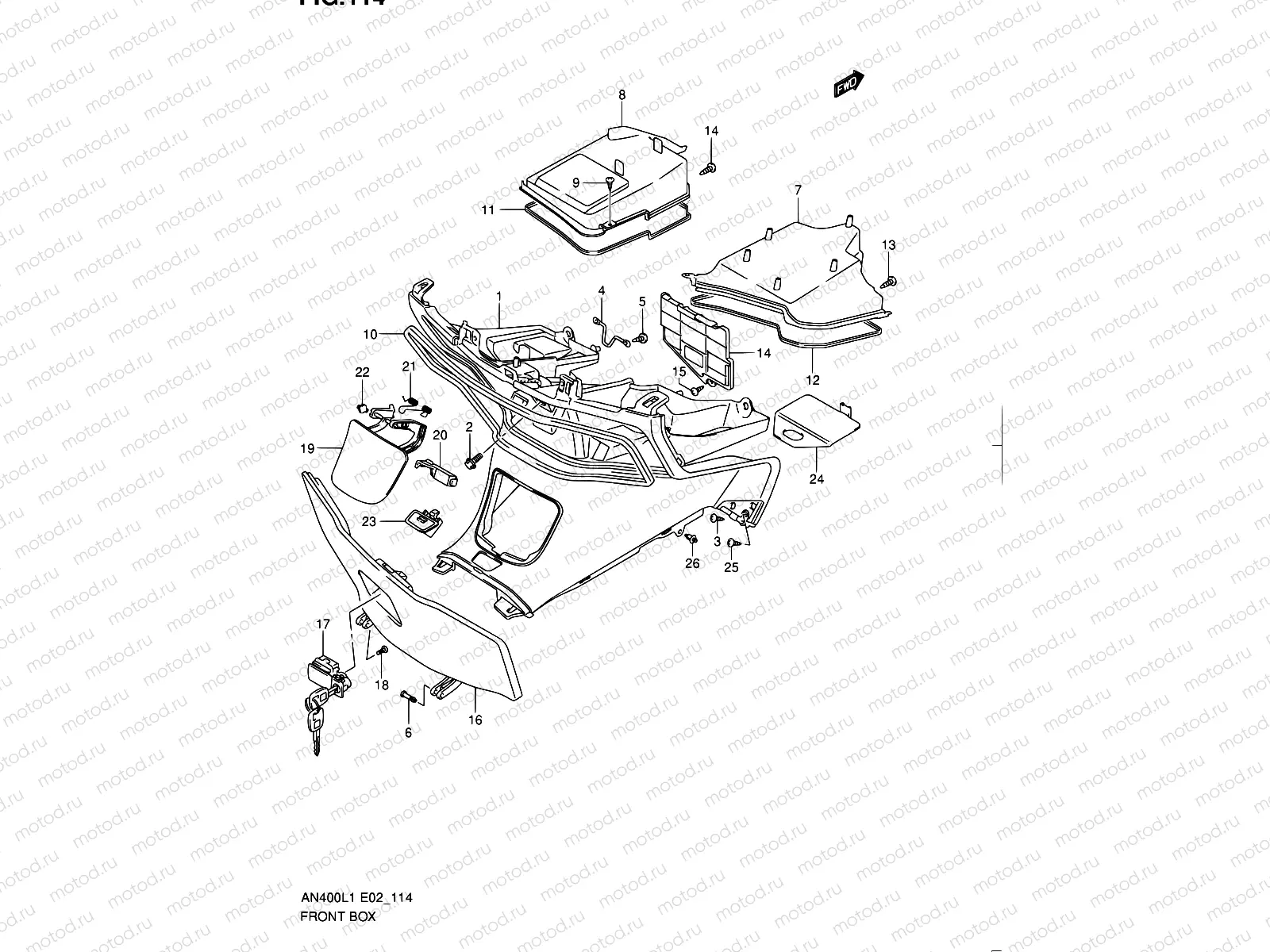 114 - FRONT BOX