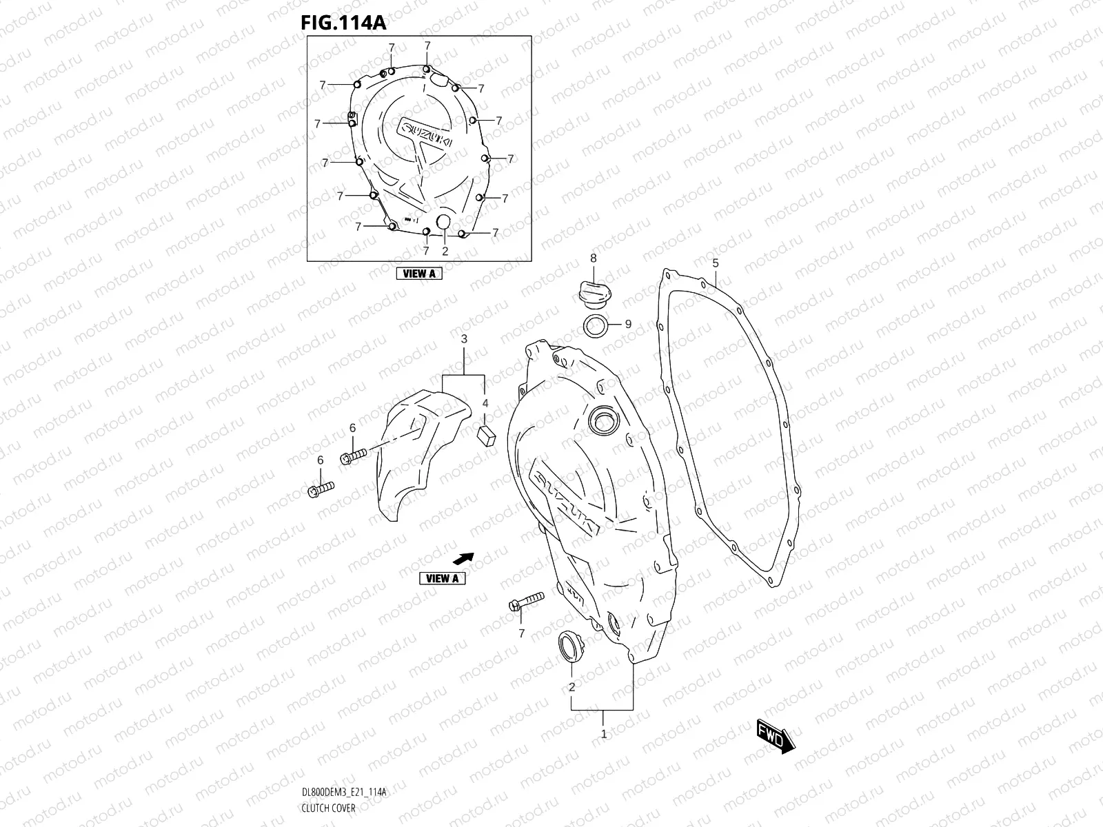 114A - CLUTCH COVER
