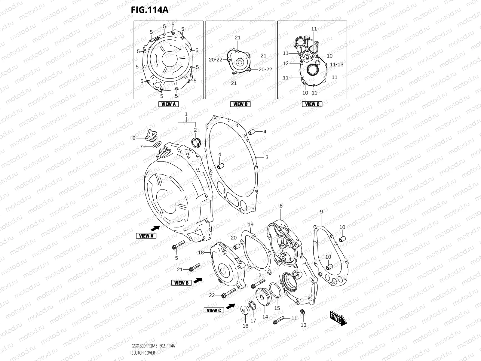114A - CLUTCH COVER