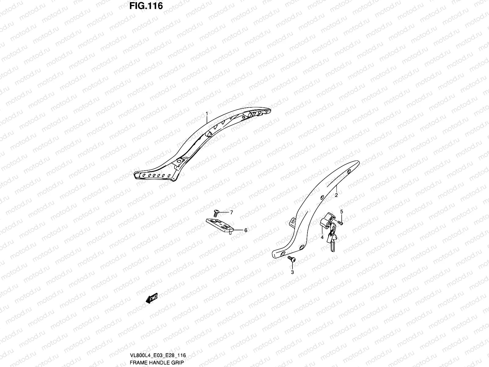 116 - FRAME HANDLE GRIP