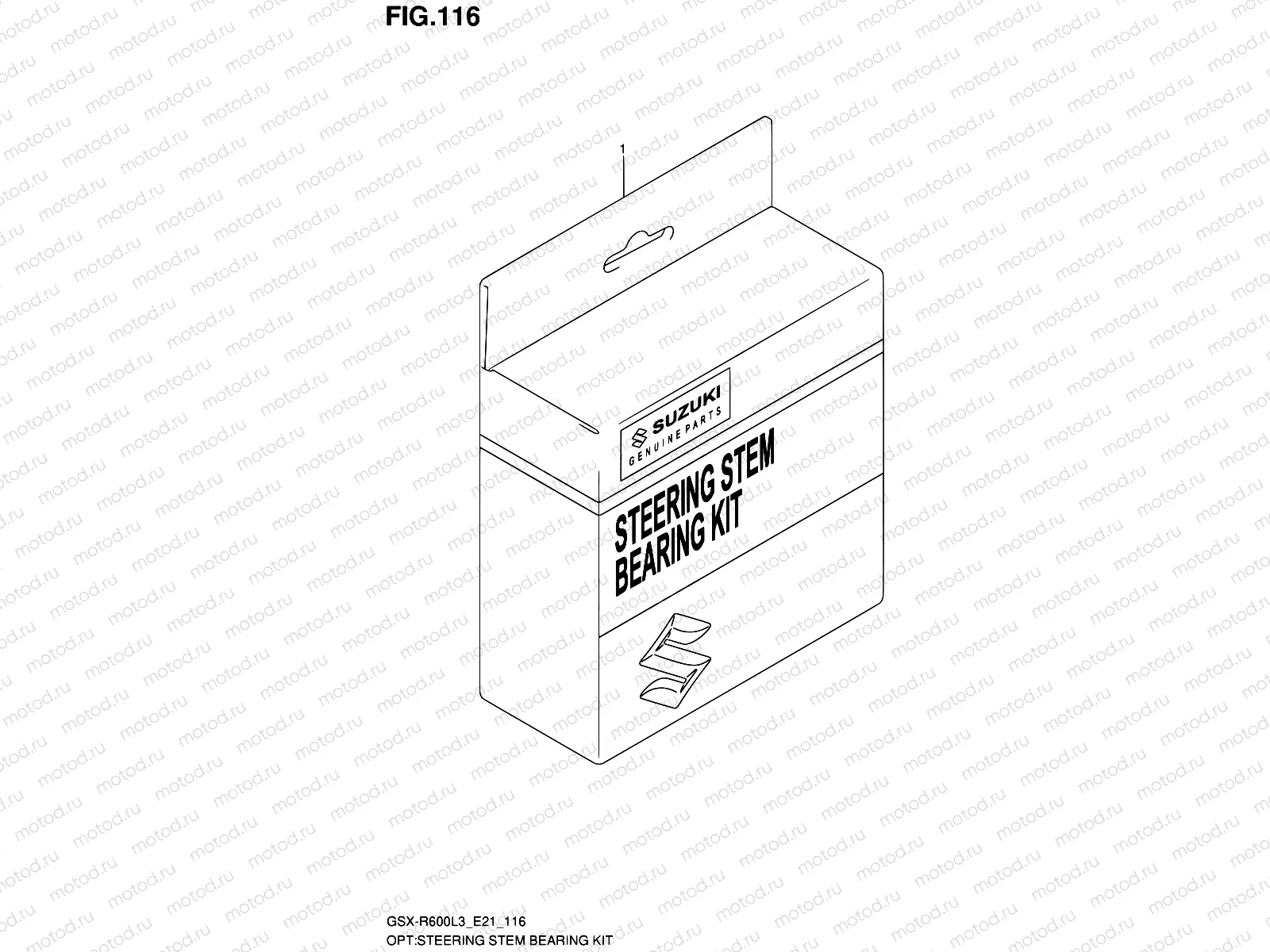 116 - STEERING STEM BEARING KIT