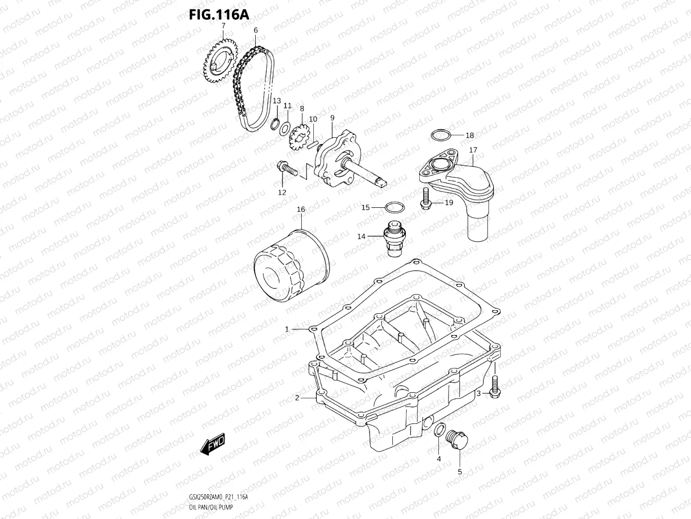 116A - OIL PAN & OIL PUMP