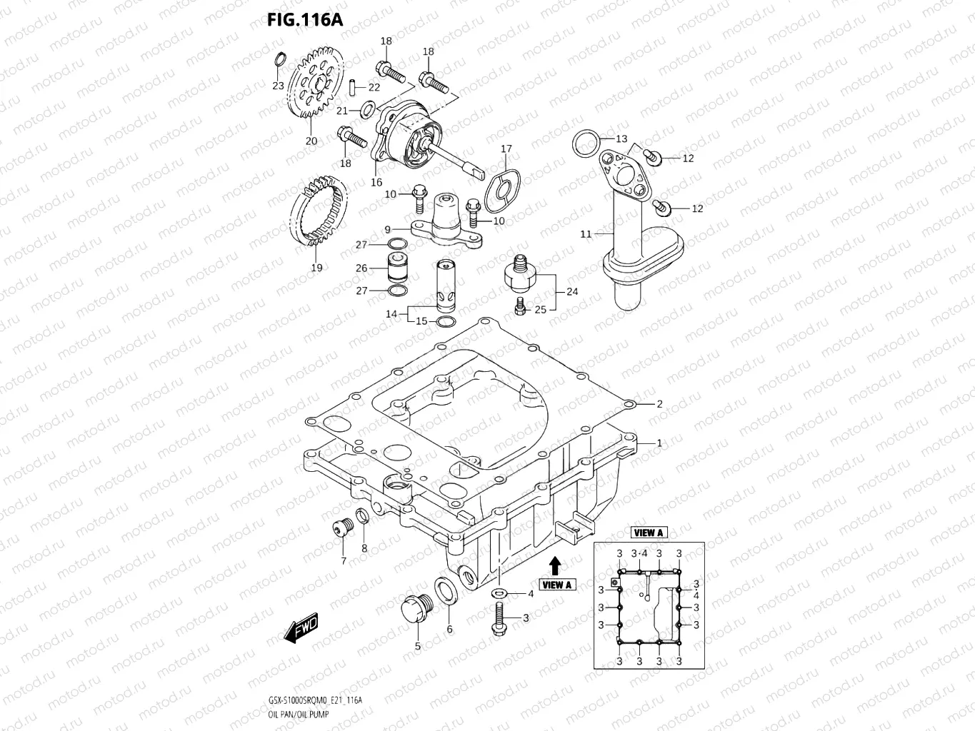 116A - OIL PAN / OIL PUMP
