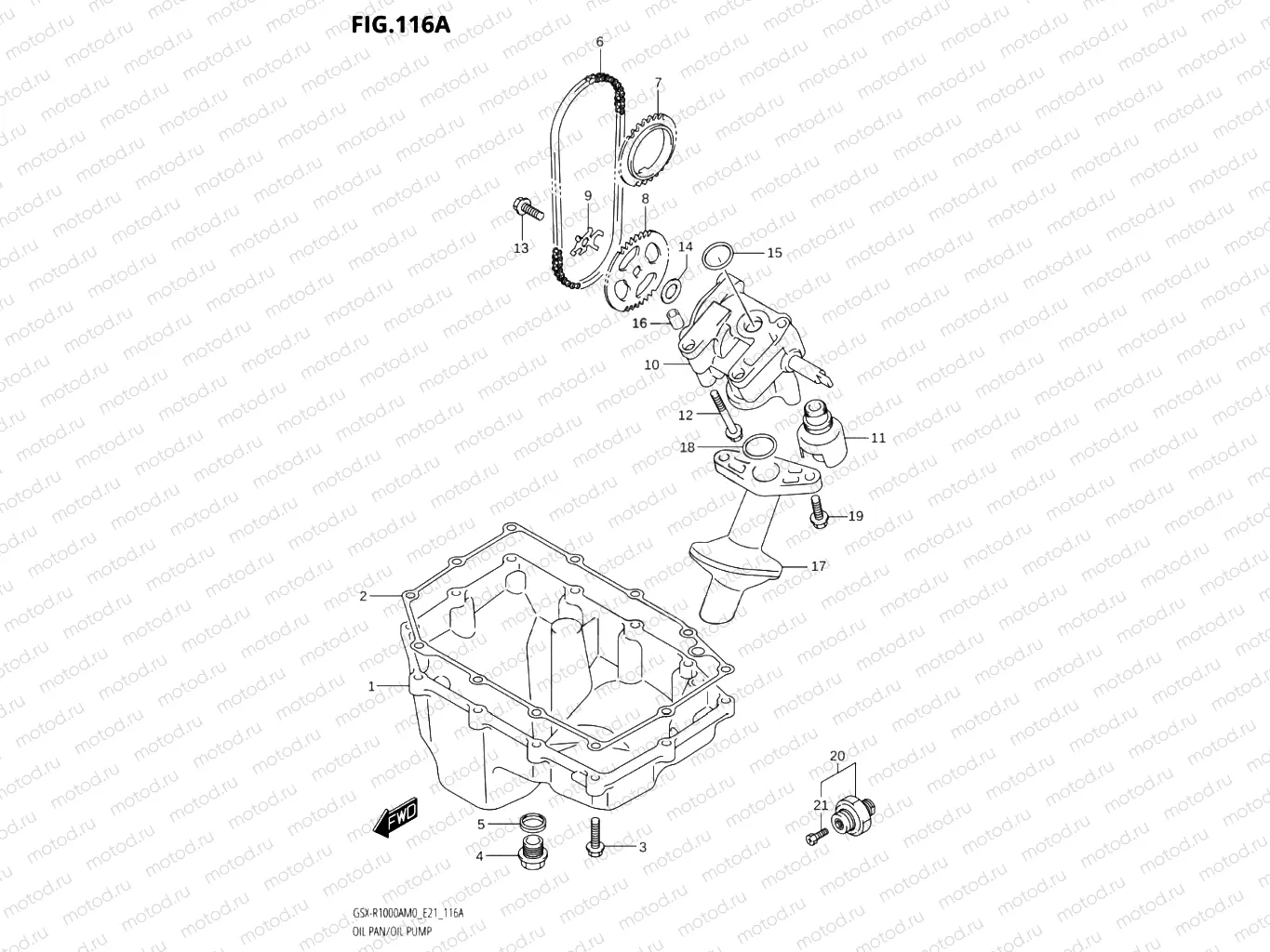 116A - OIL PAN & OIL PUMP