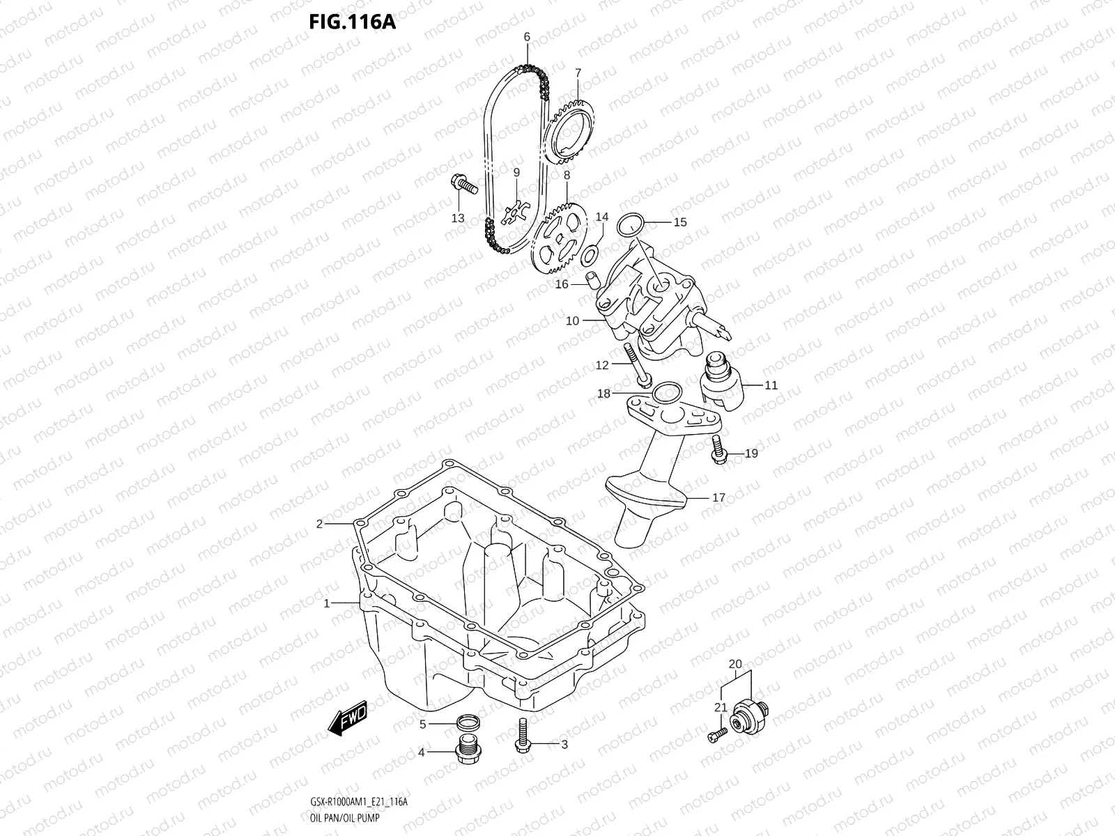 116A - OIL PAN /​ OIL PUMP