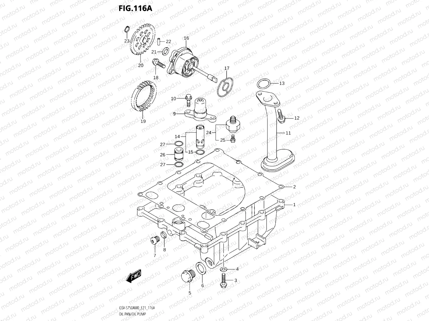 116A - OIL PAN & OIL PUMP