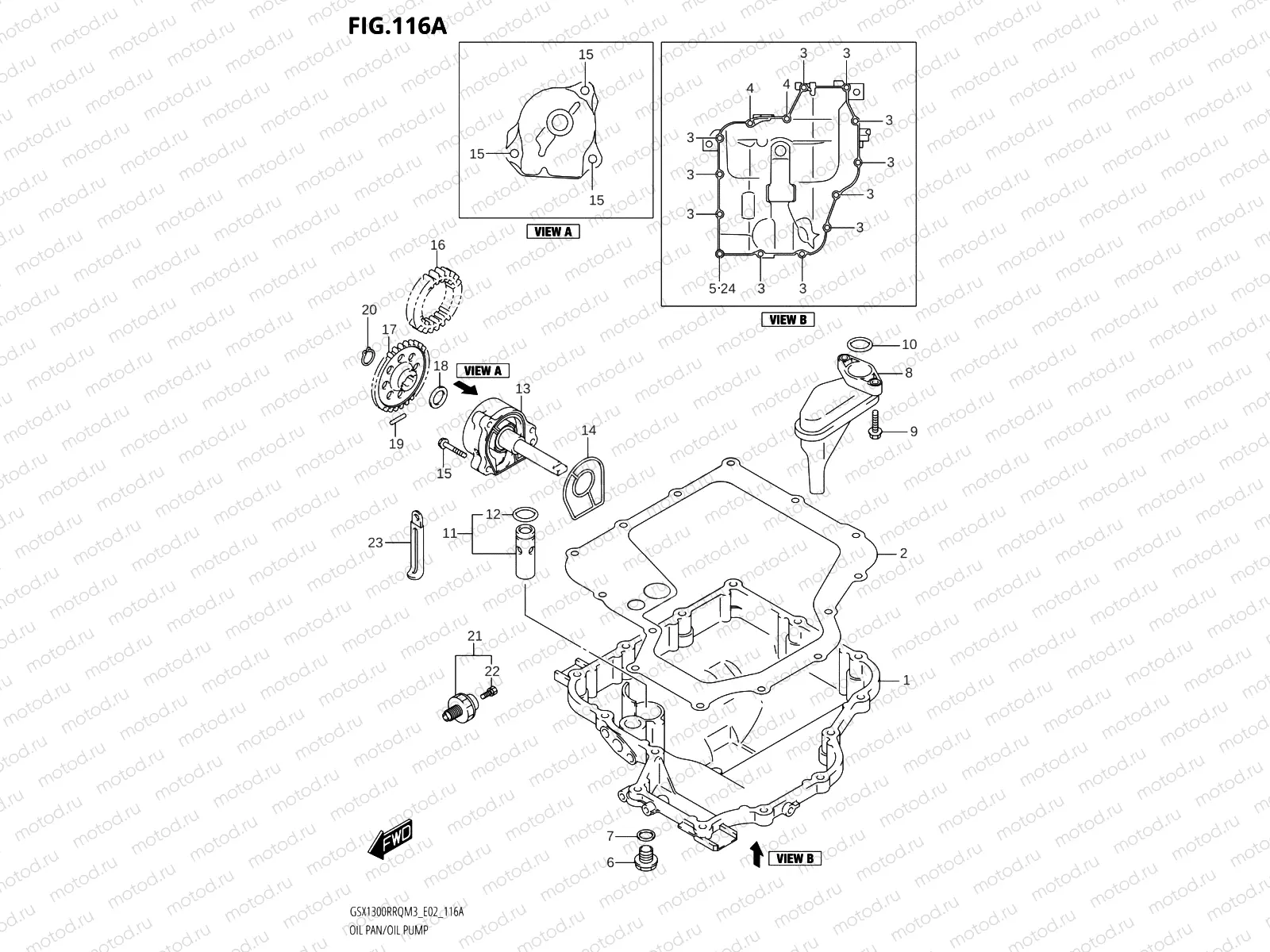 116A - OIL PAN /​ OIL PUMP