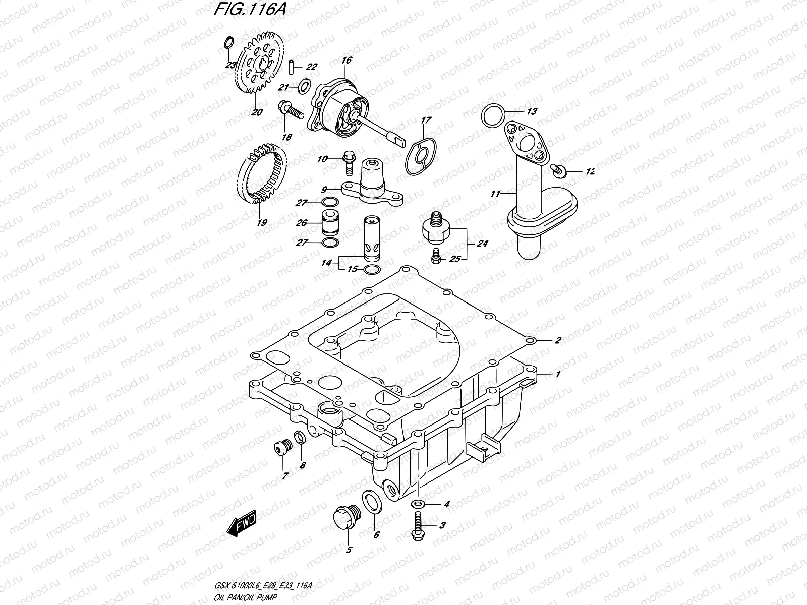 116A - OIL PAN/OIL PUMP