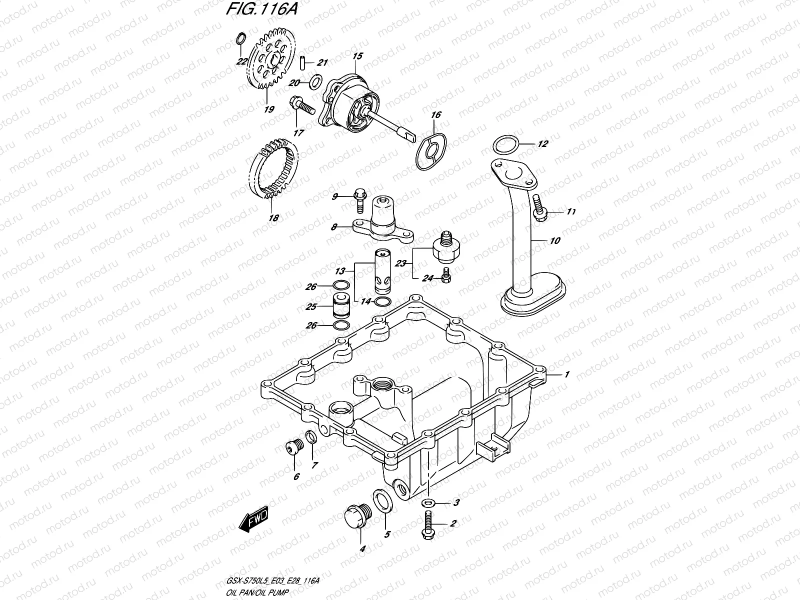 116A - OIL PAN/OIL PUMP