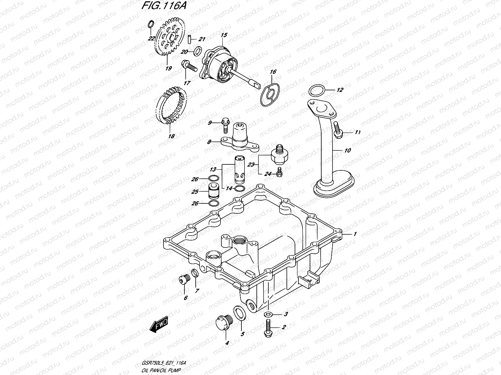 116A - OIL PAN/OIL PUMP