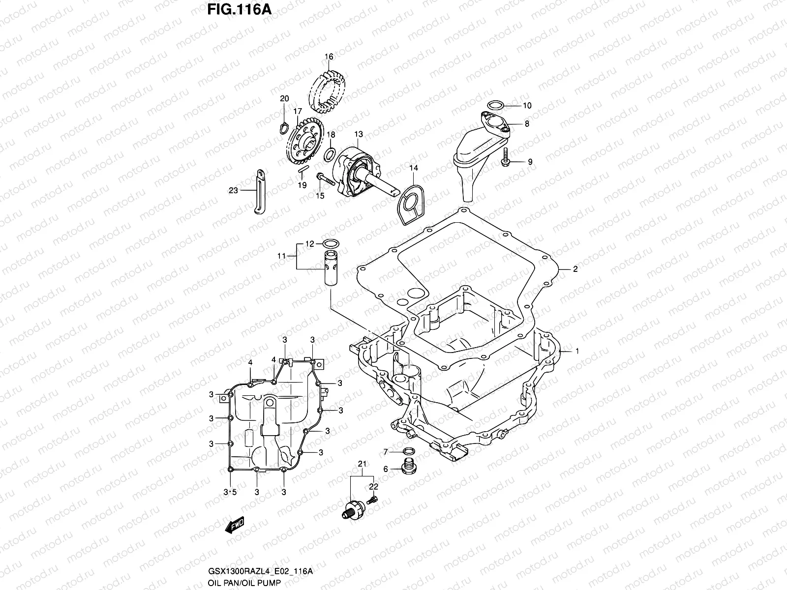 116A - OIL PAN/OIL PUMP