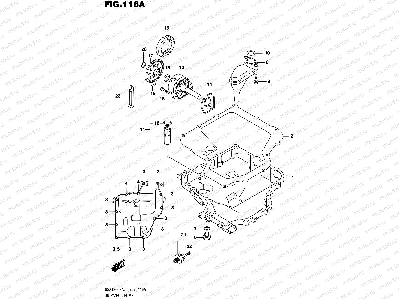116A - OIL PAN/OIL PUMP