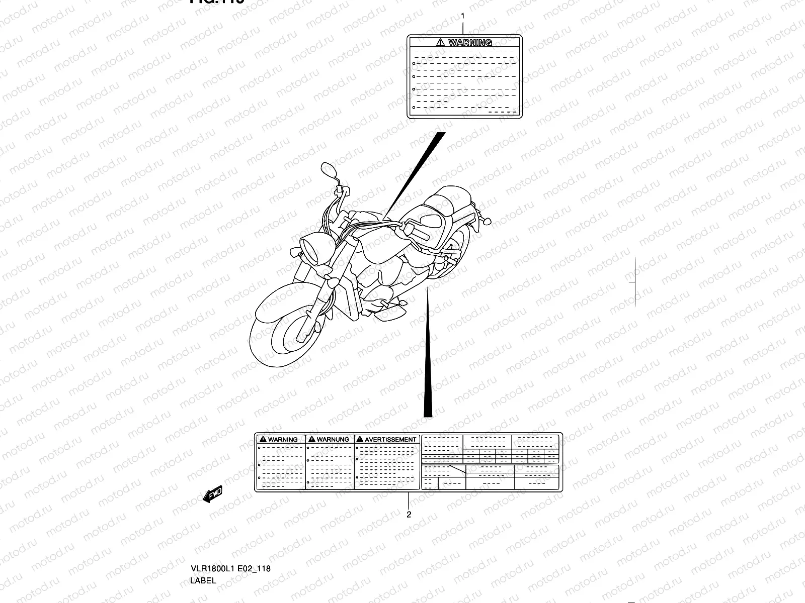 118 - LABEL (VLR1800L1 E02)
