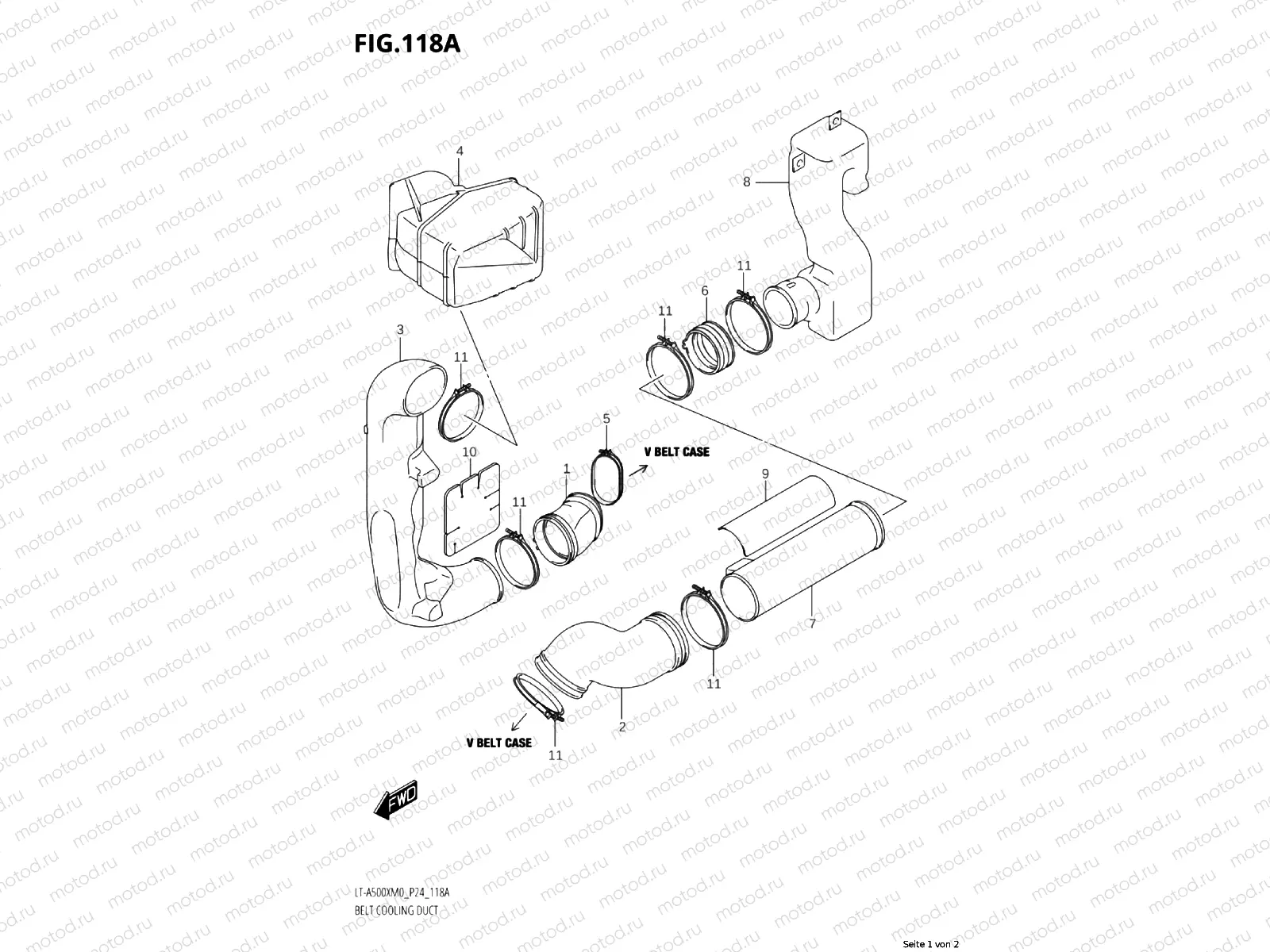 118A - BELTS VENTILATION DUCT