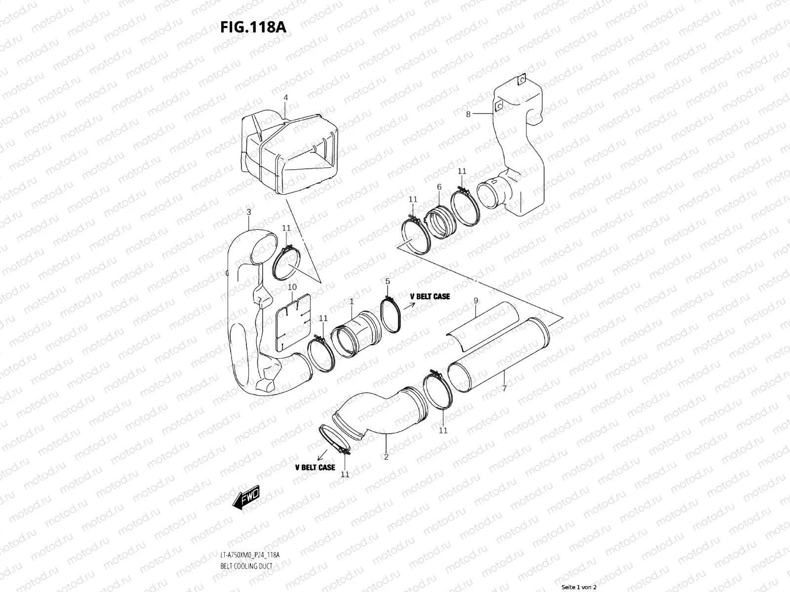 118A - BELTS VENTILATION DUCT