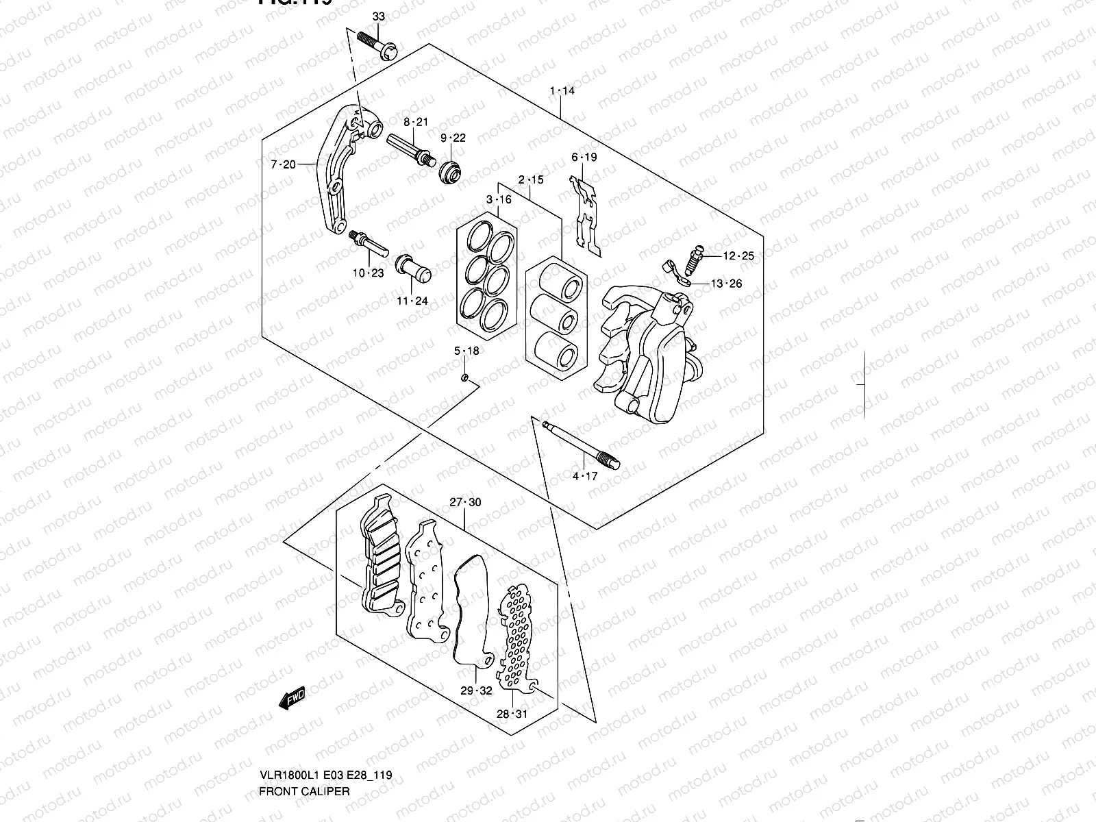119 - FRONT CALIPER