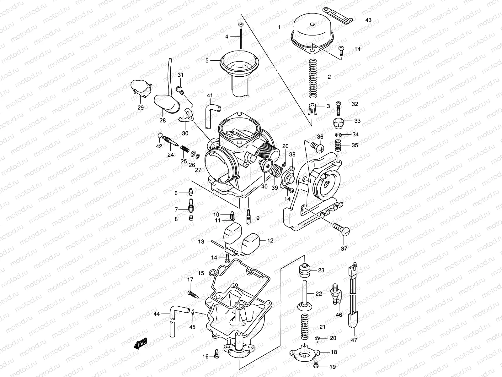 11A - CARBURETOR (MODEL K1/K2)