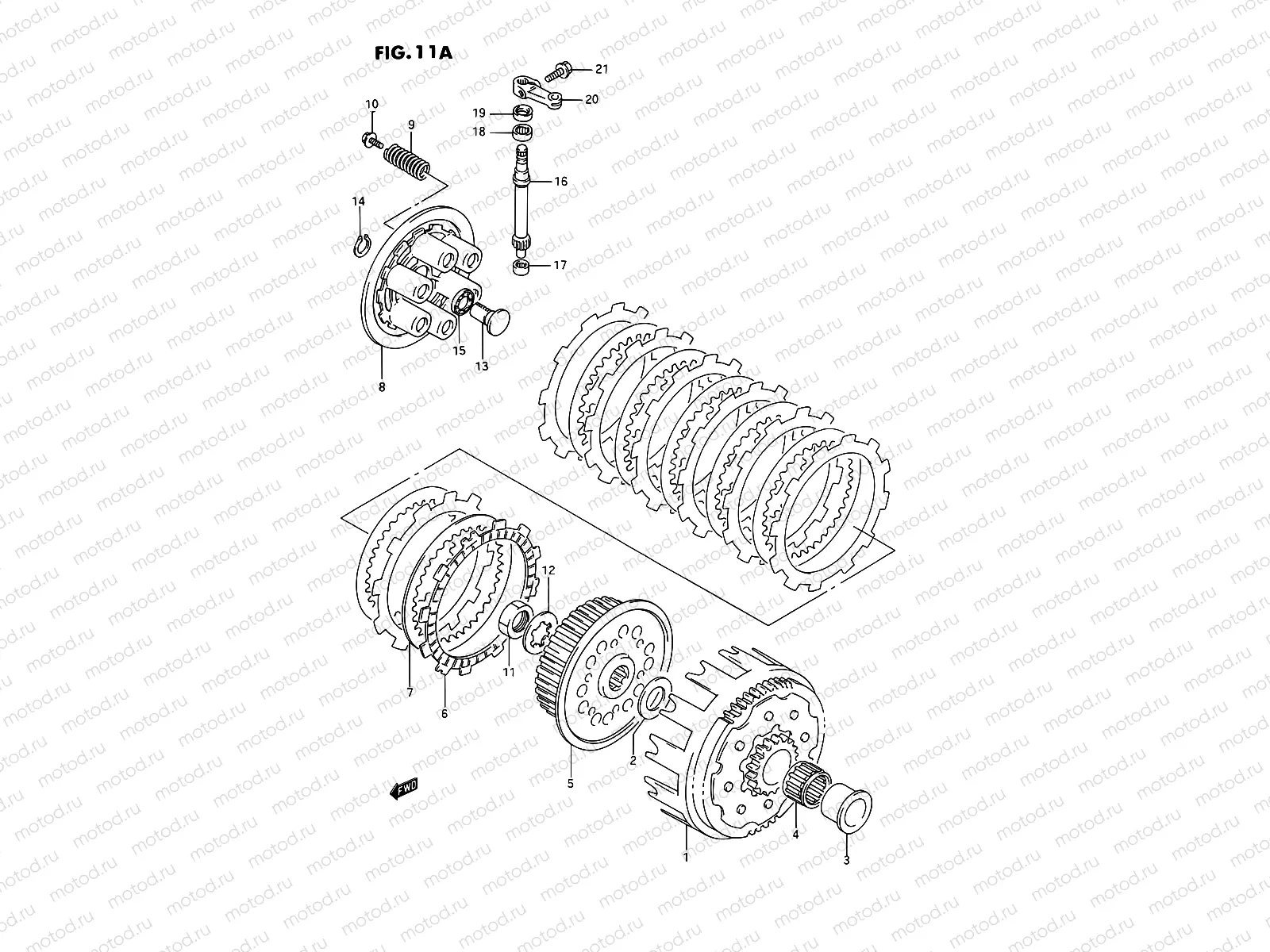 11A - CLUTCH (MODEL R)