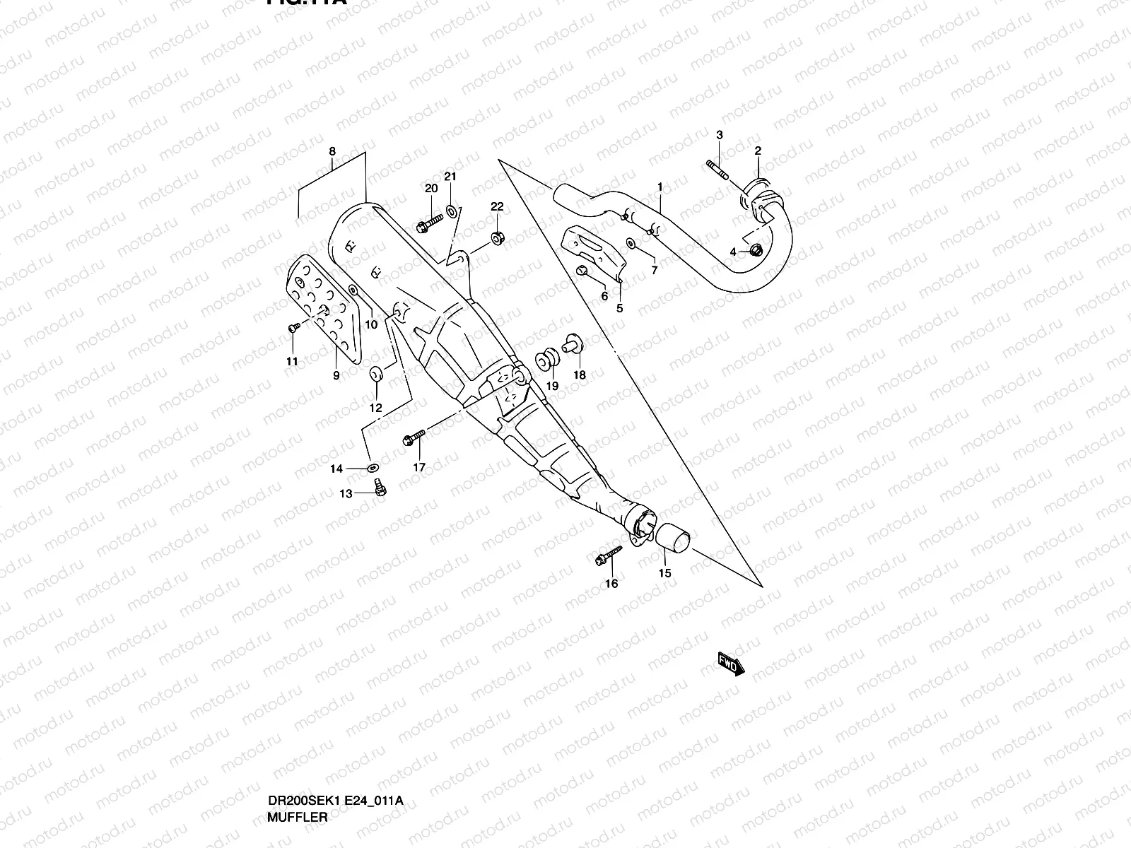 11A - MUFFLER (MODEL K2/K3/K4/K5)
