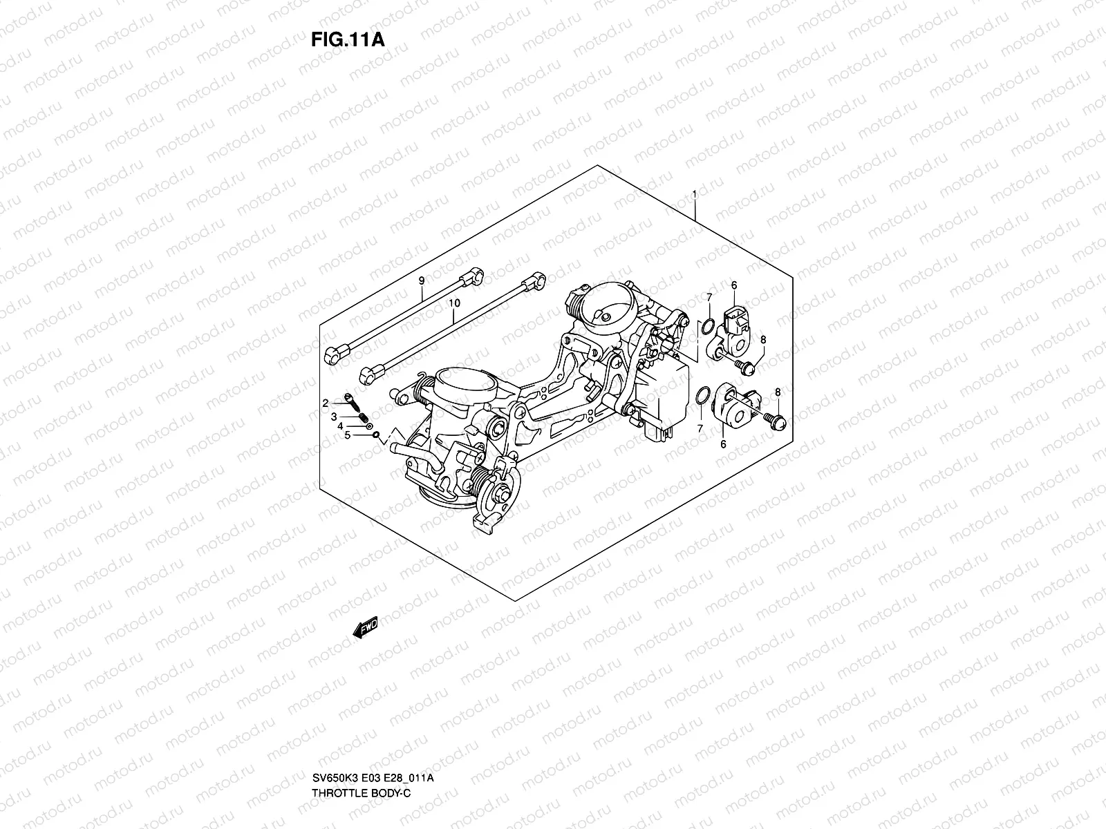 11A - THROTTLE BODY (MODEL K7)