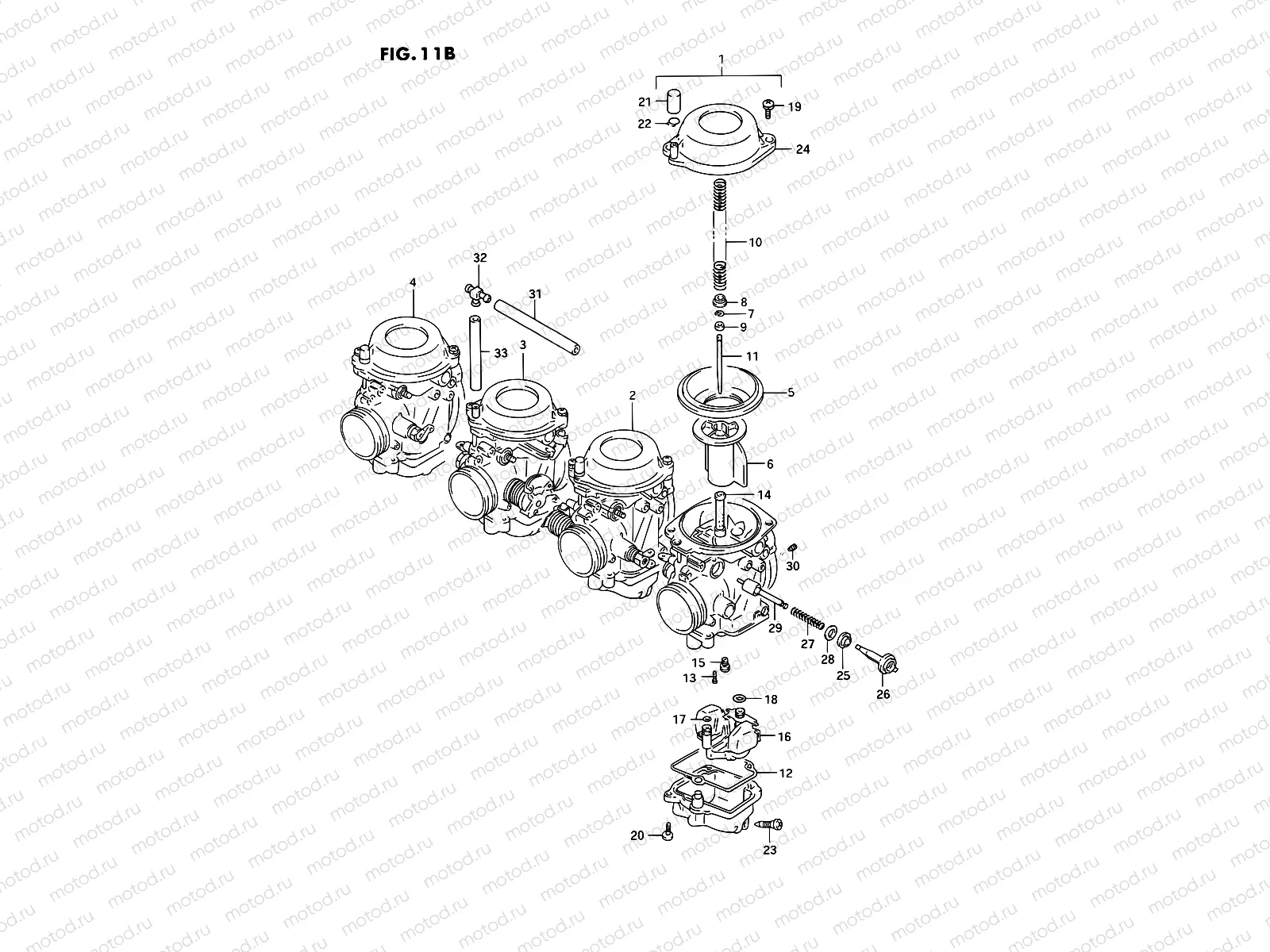 11B - CARBURETOR (E18,E39)