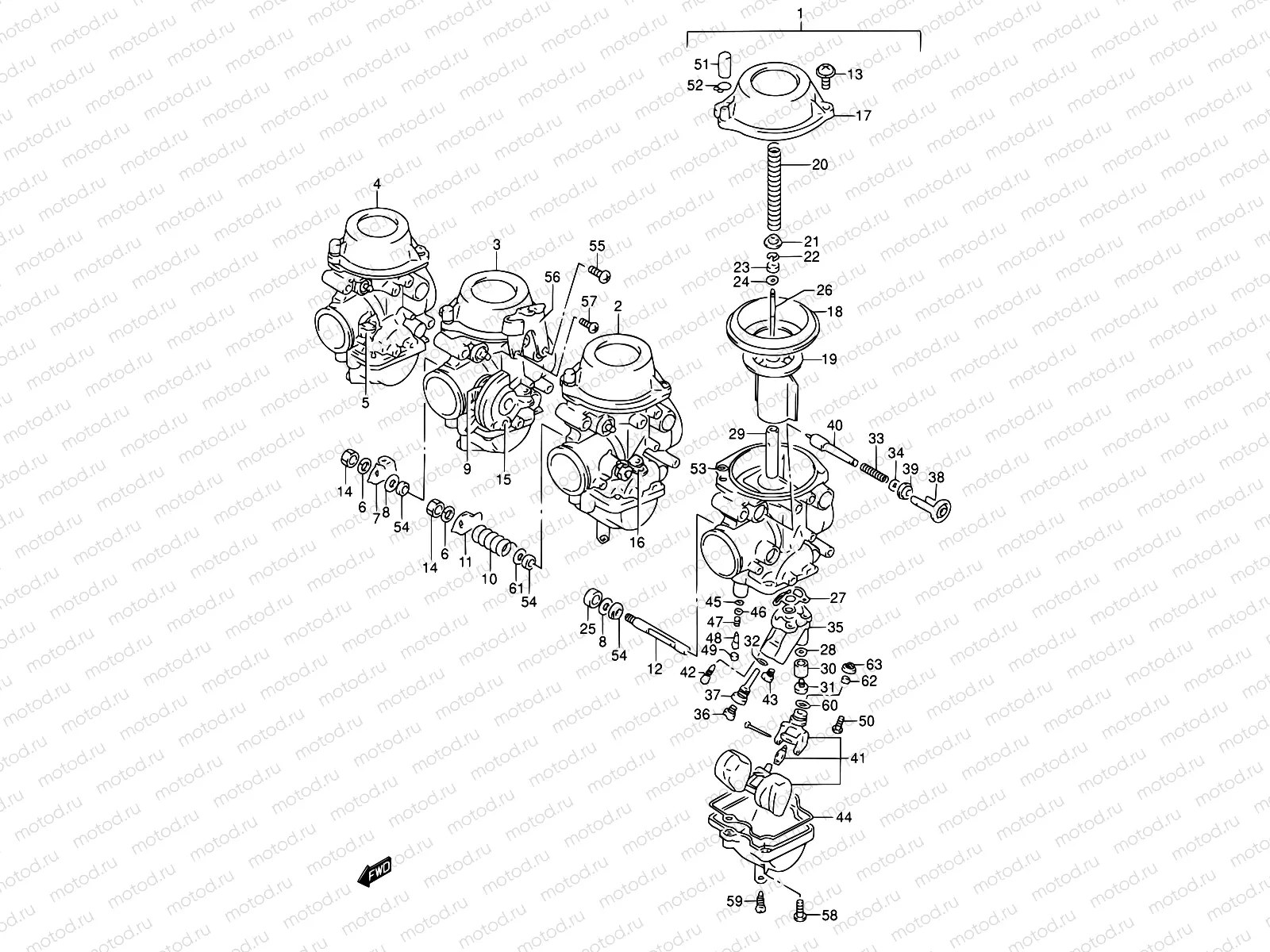 11B - CARBURETOR (MODEL P/R E18/E39)