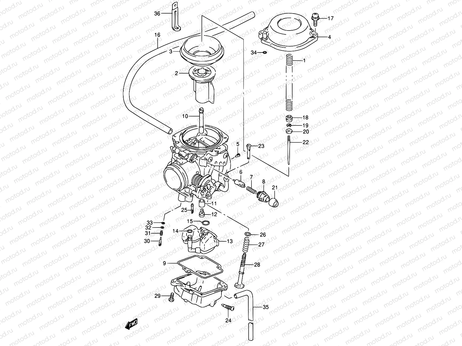 11C - CARBURETOR (MODEL T)