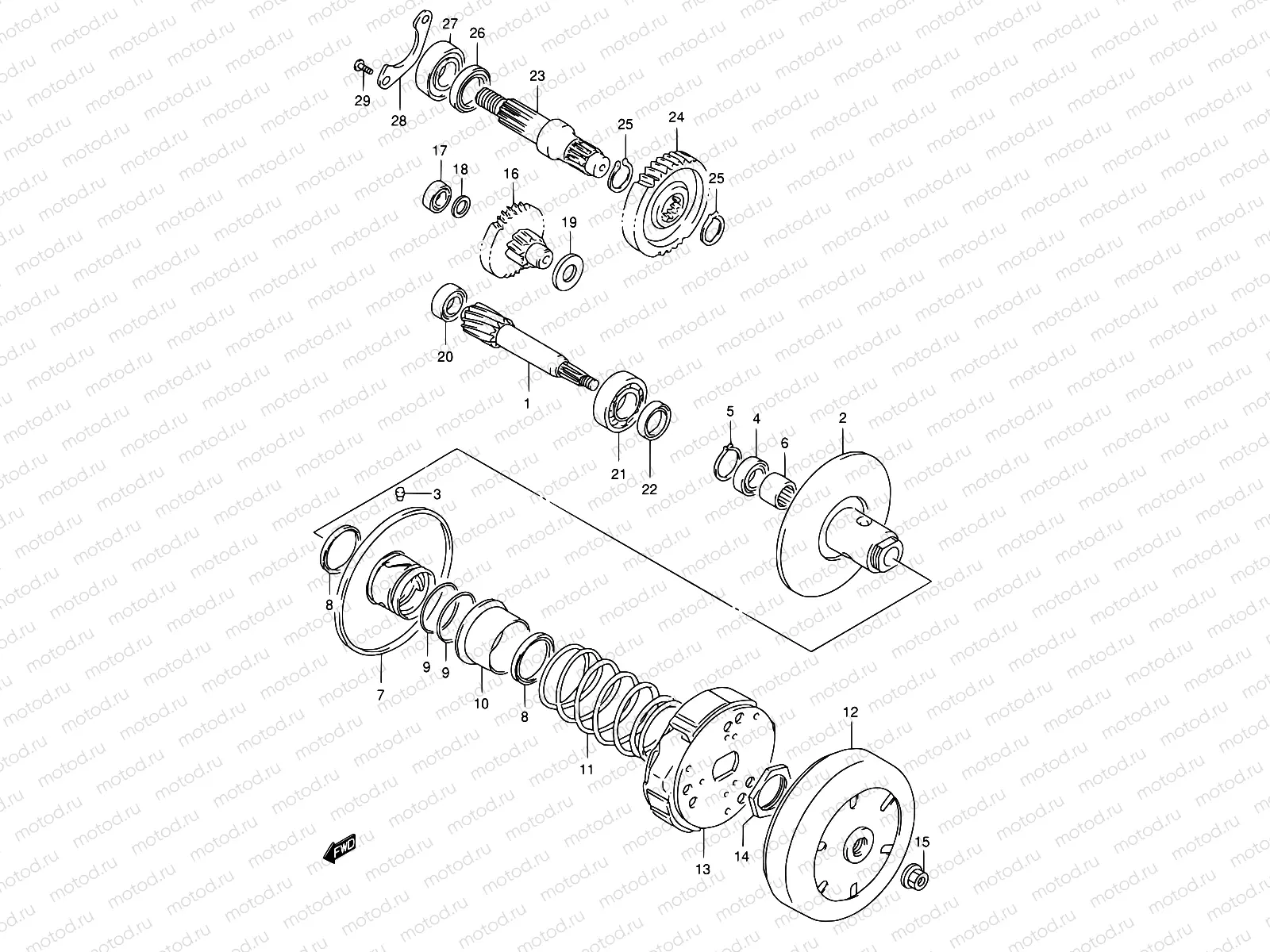 11D - TRANSMISSION (2)(MODEL T)