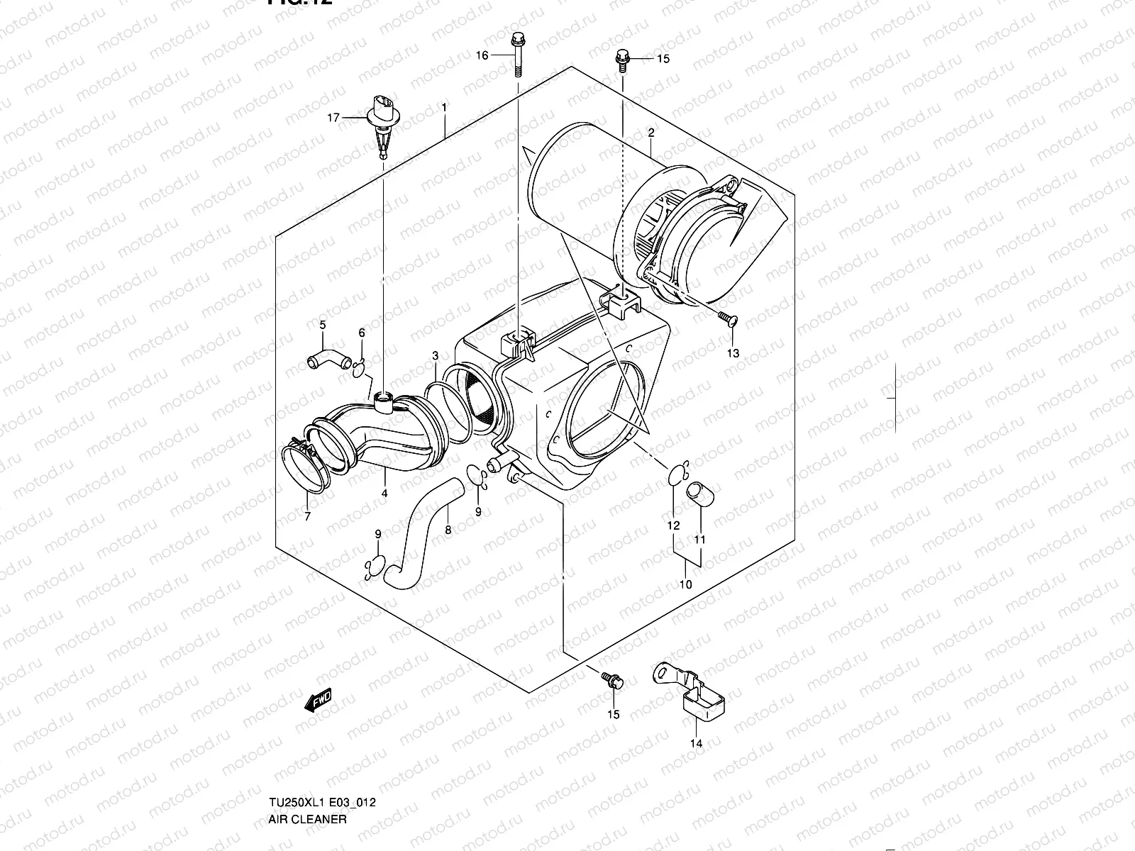 12 - AIR CLEANER