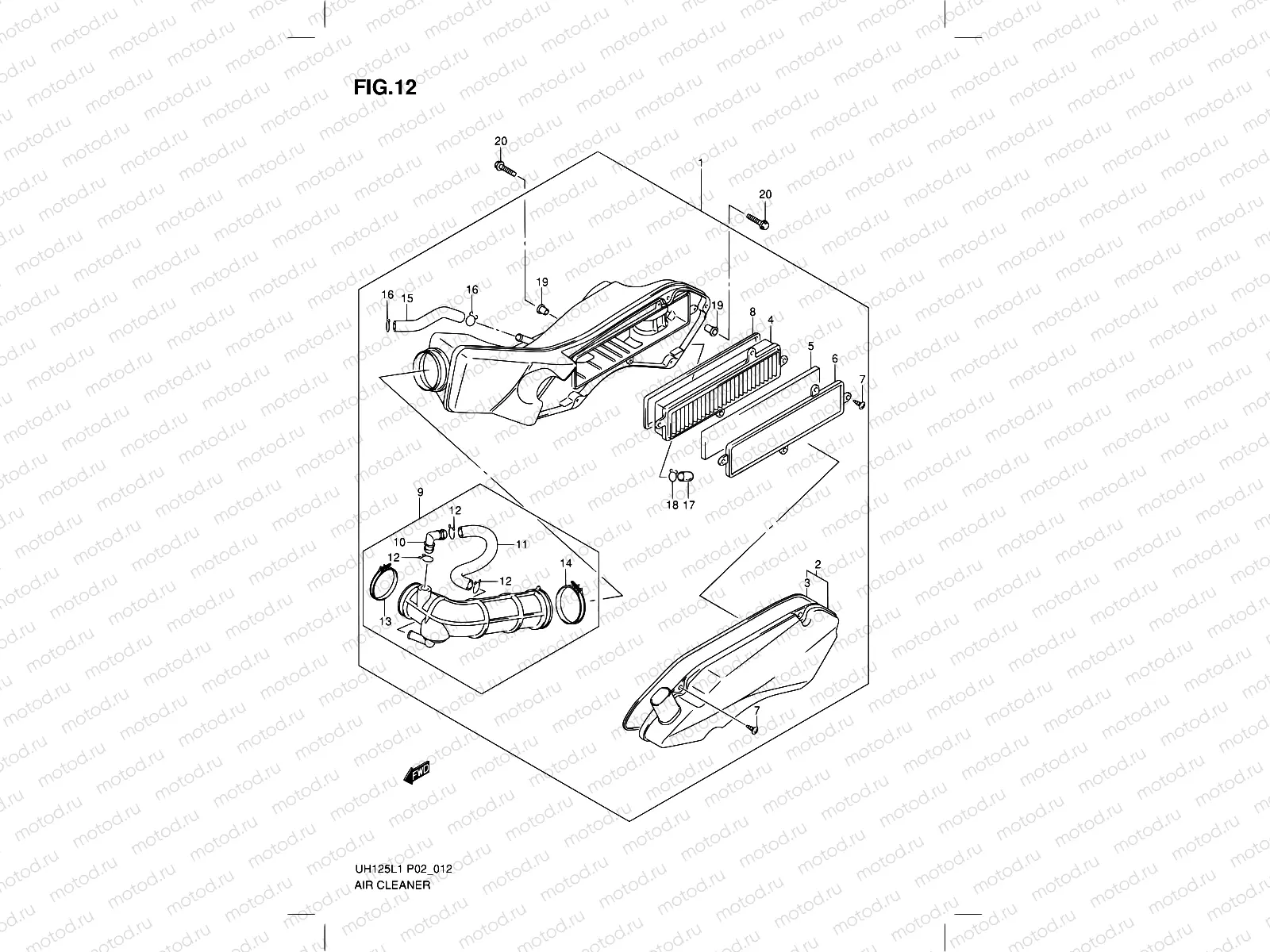 12 - AIR CLEANER