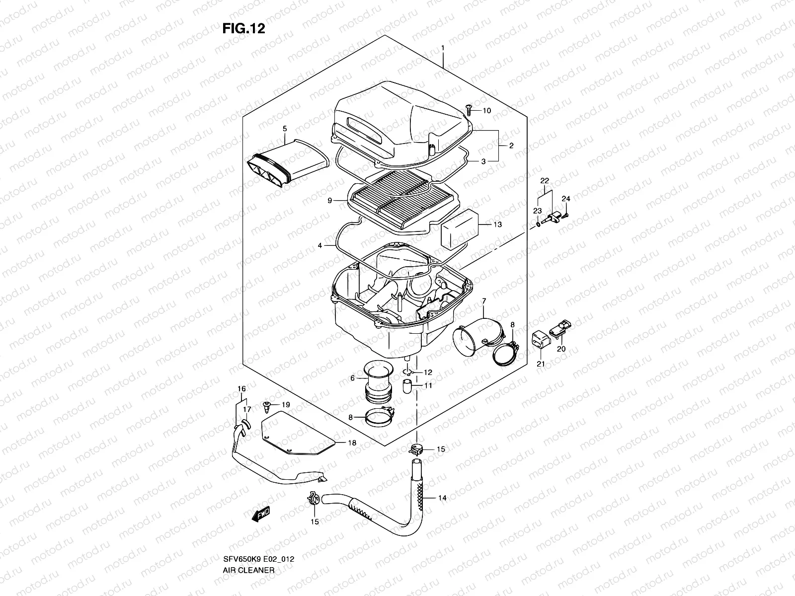 12 - AIR CLEANER