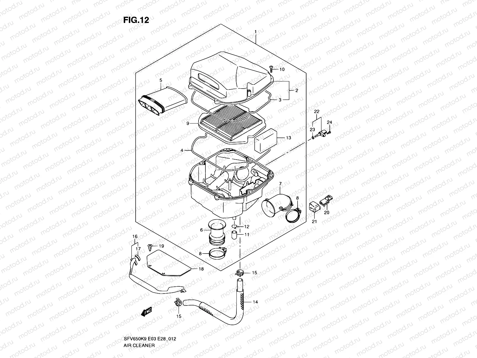 12 - AIR CLEANER