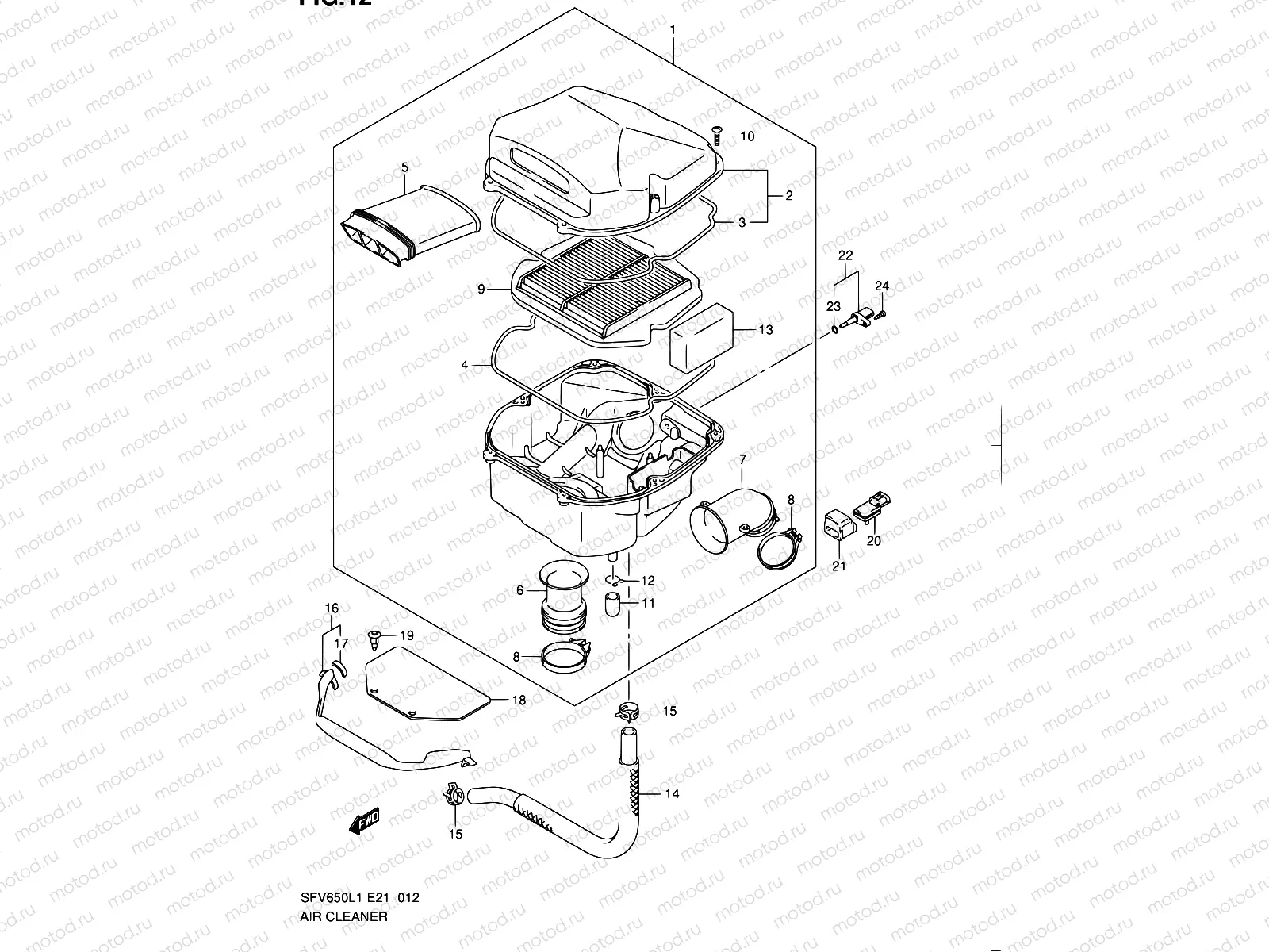12 - AIR CLEANER