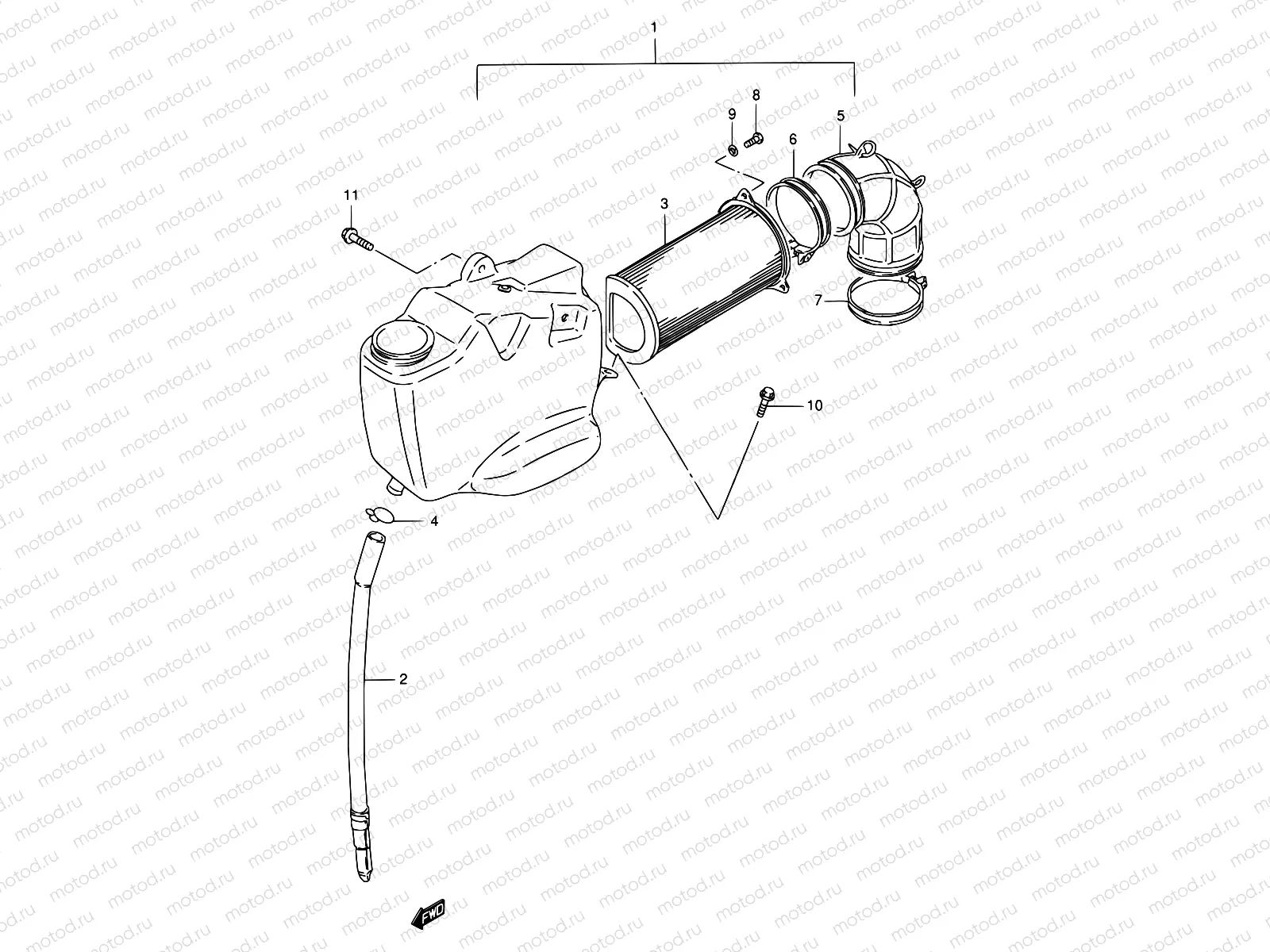 12 - AIR CLEANER (FRONT)