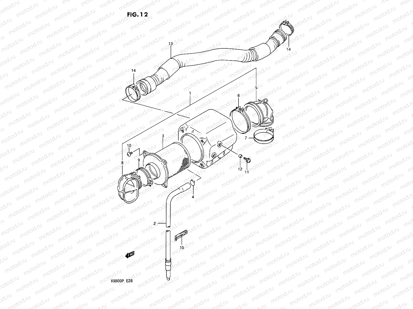 12 - AIR CLEANER (FRONT)