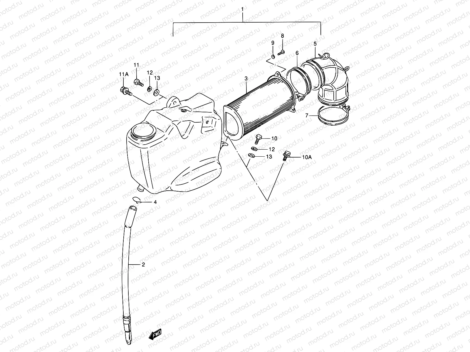12 - AIR CLEANER (FRONT)