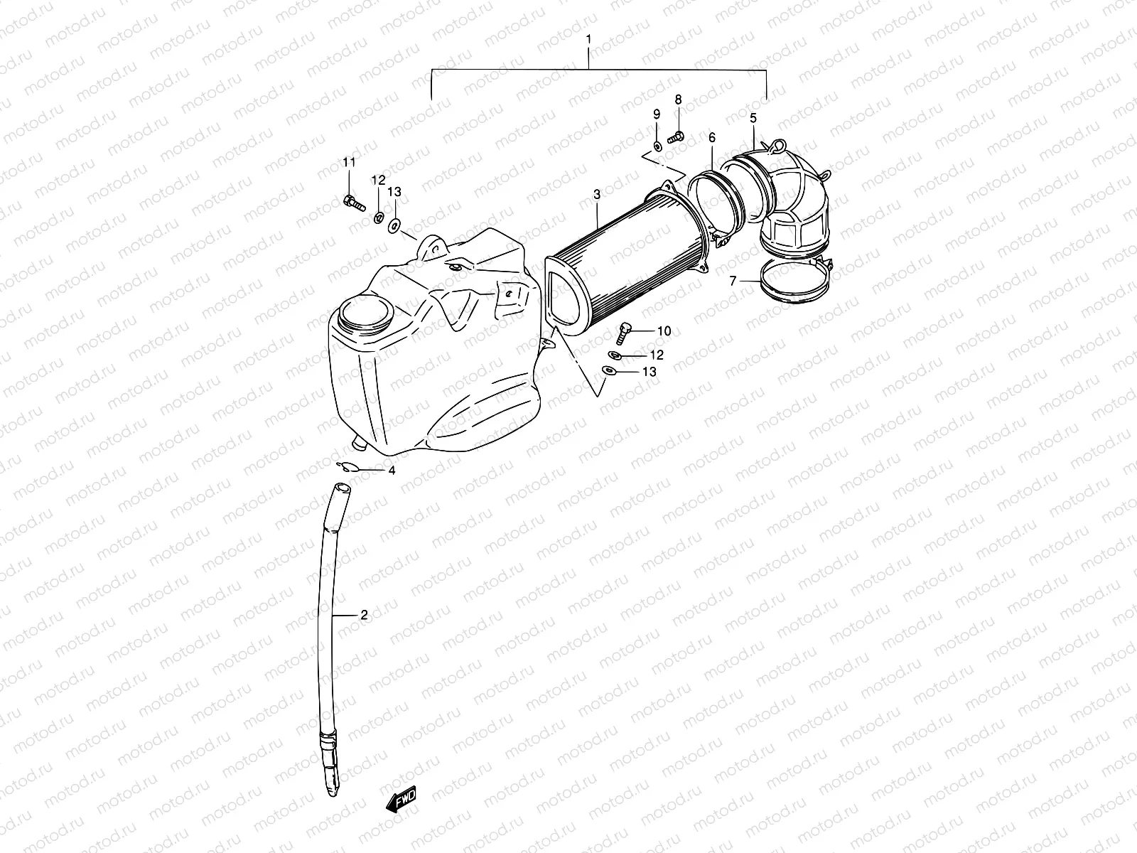 12 - AIR CLEANER (FRONT)