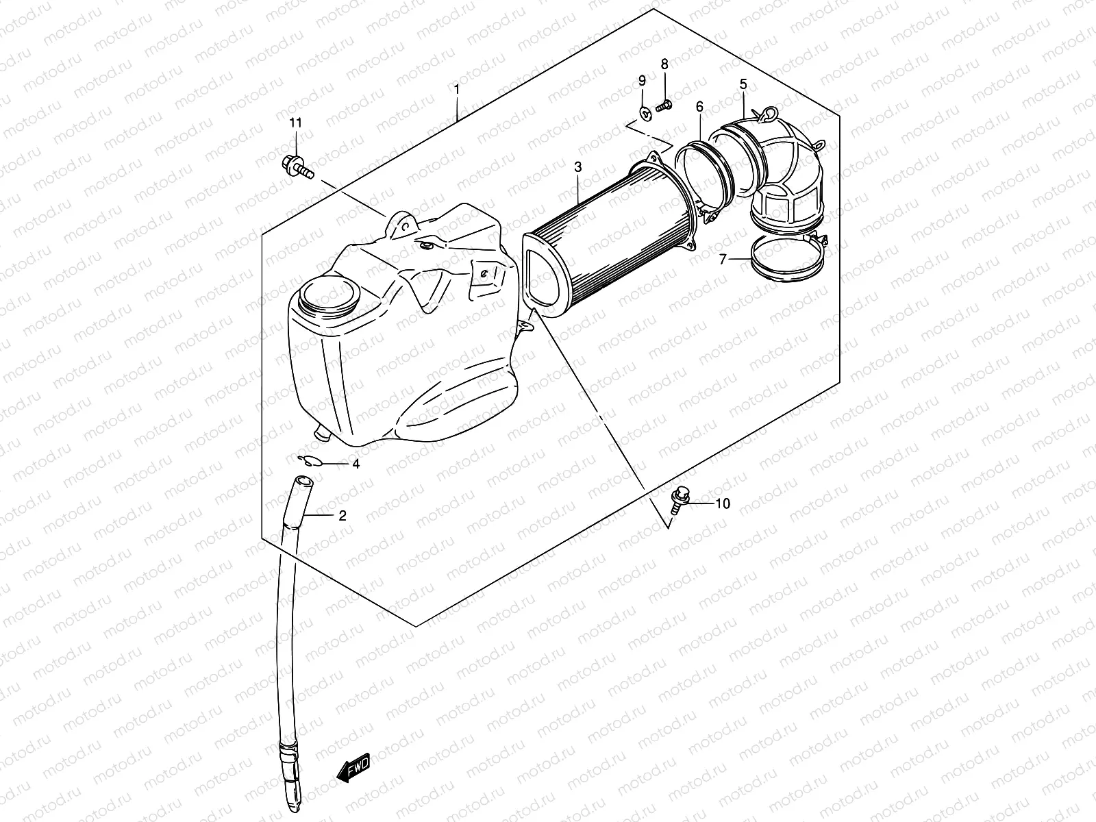 12 - AIR CLEANER (FRONT)