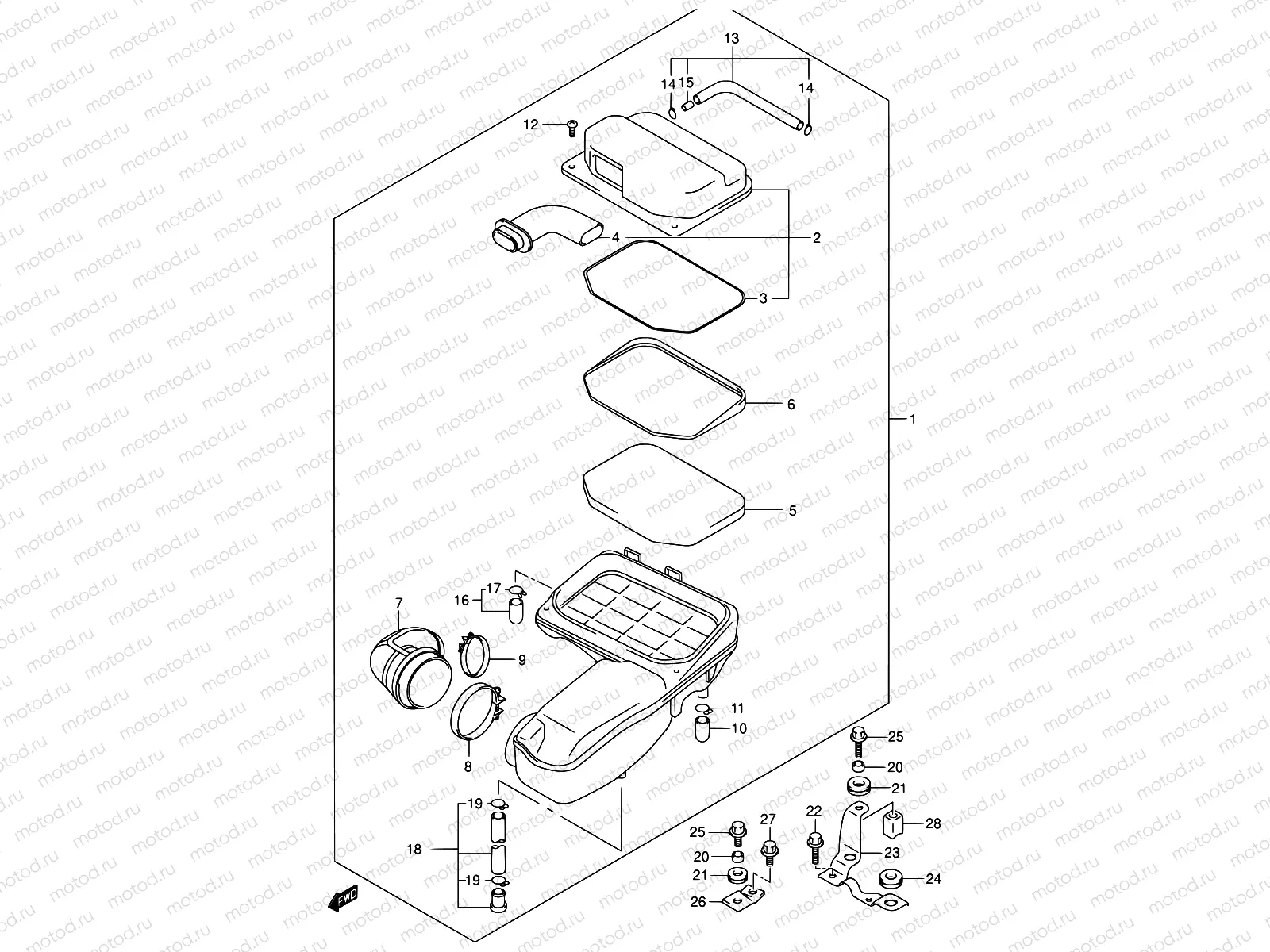 12 - AIR CLEANER (MODEL X/Y)