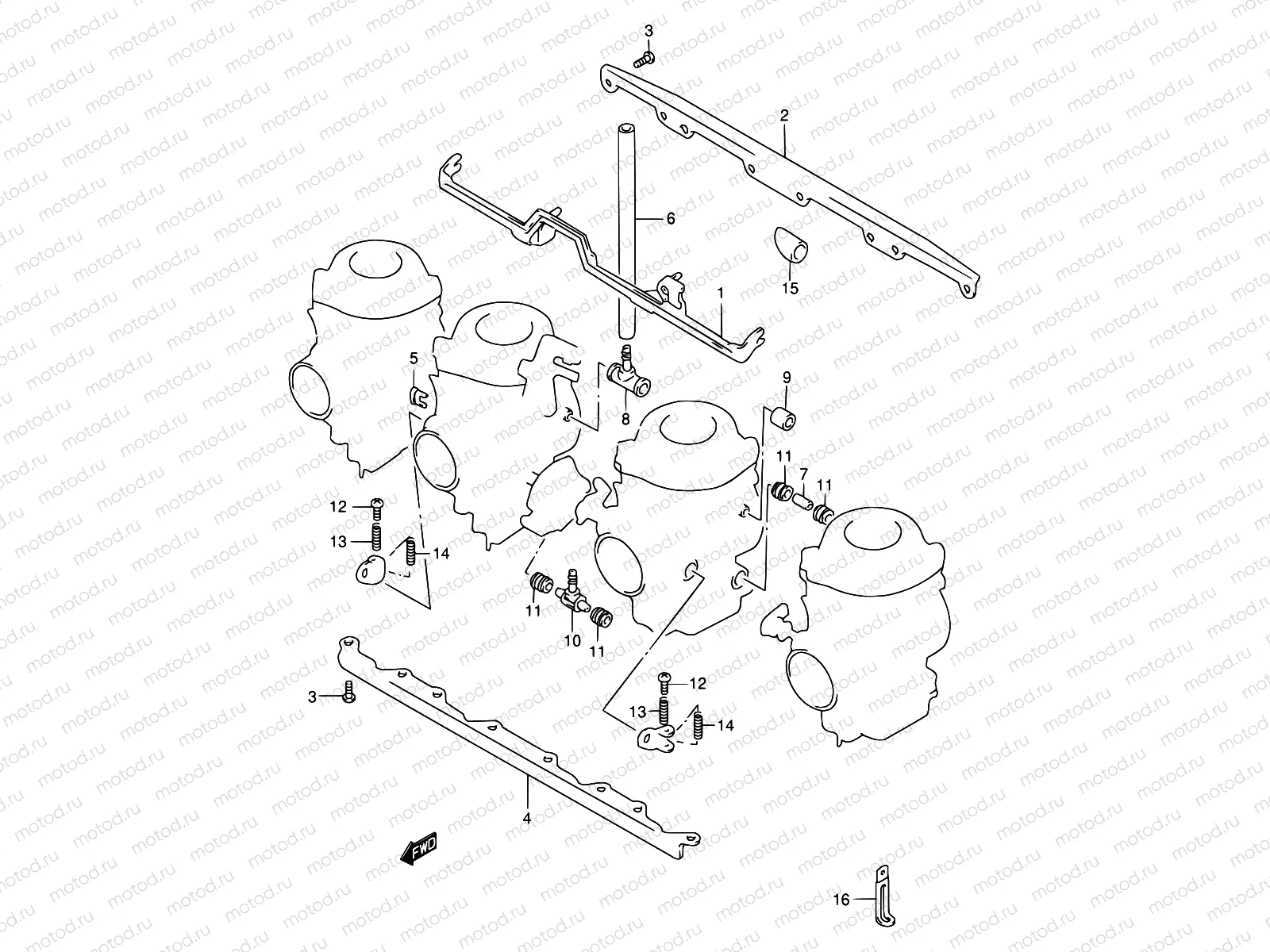 12 - CARBURETOR FITTING