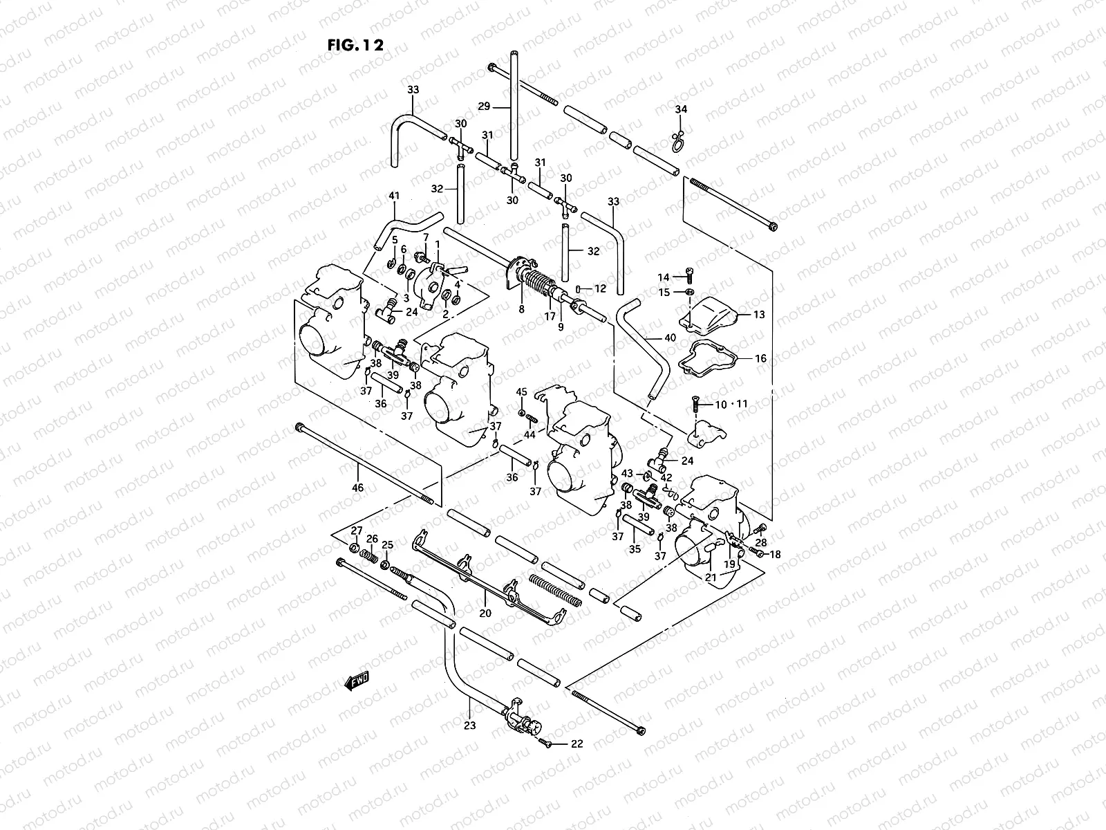 12 - CARBURETOR FITTINGS