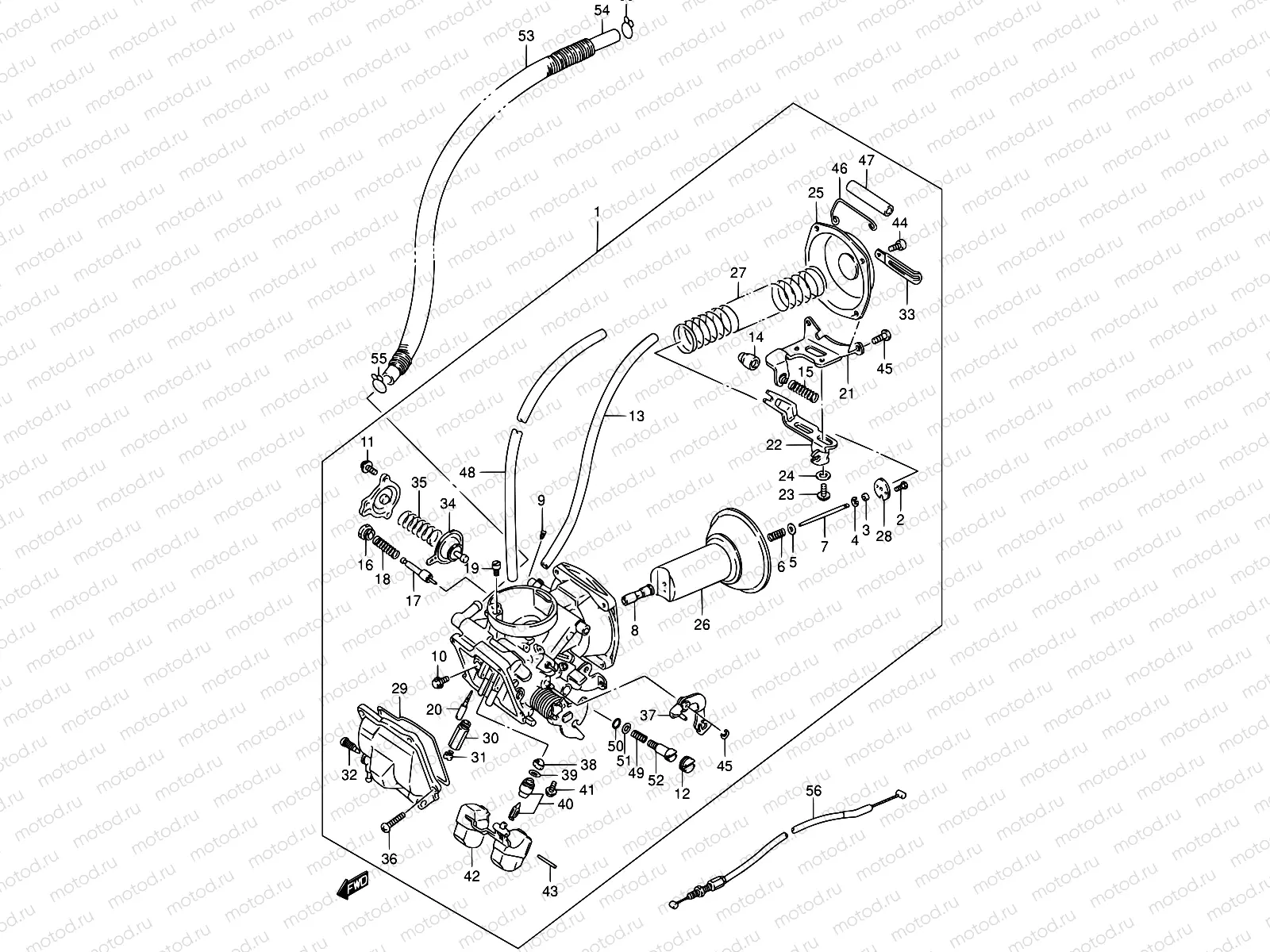 12 - CARBURETOR (FRONT)