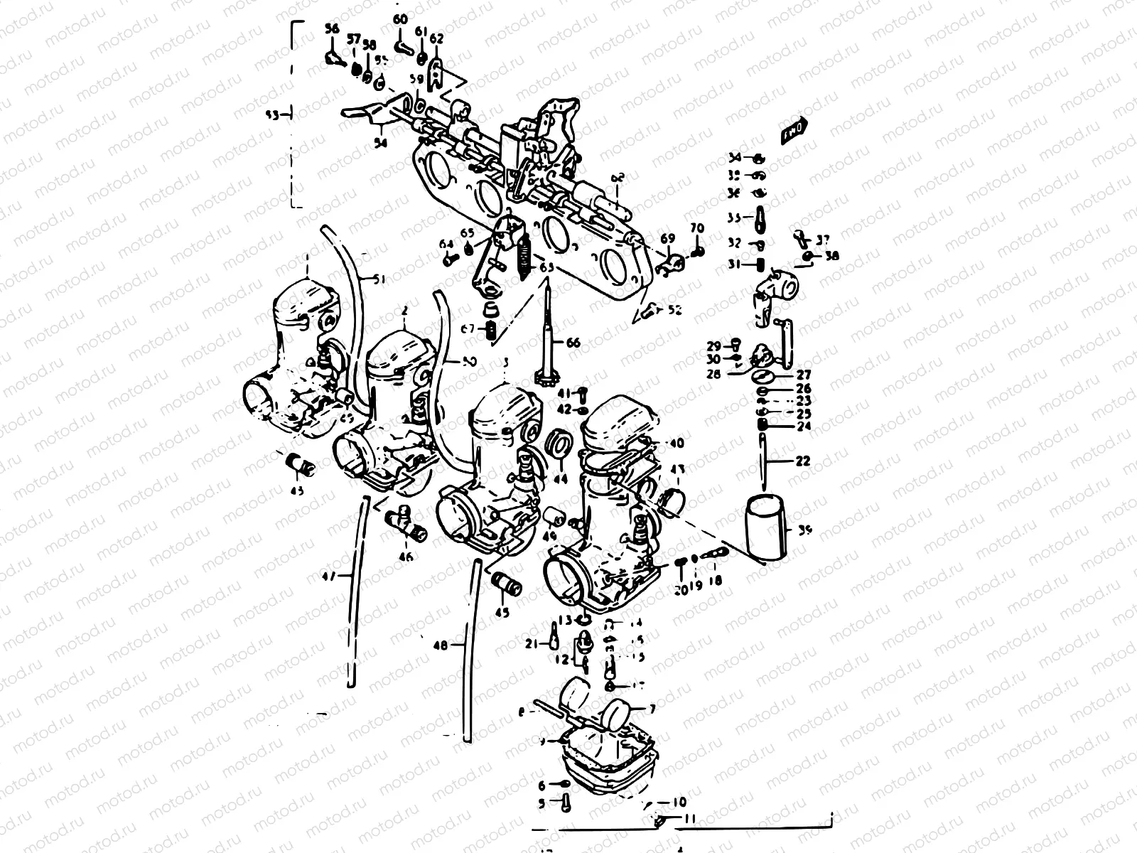 12 - CARBURETOR (GS1000C, HC, EC)