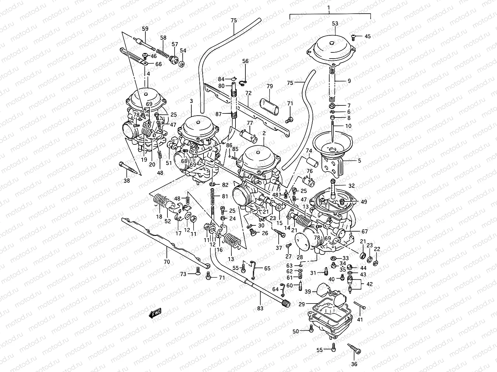 12 - CARBURETOR (MODEL J)