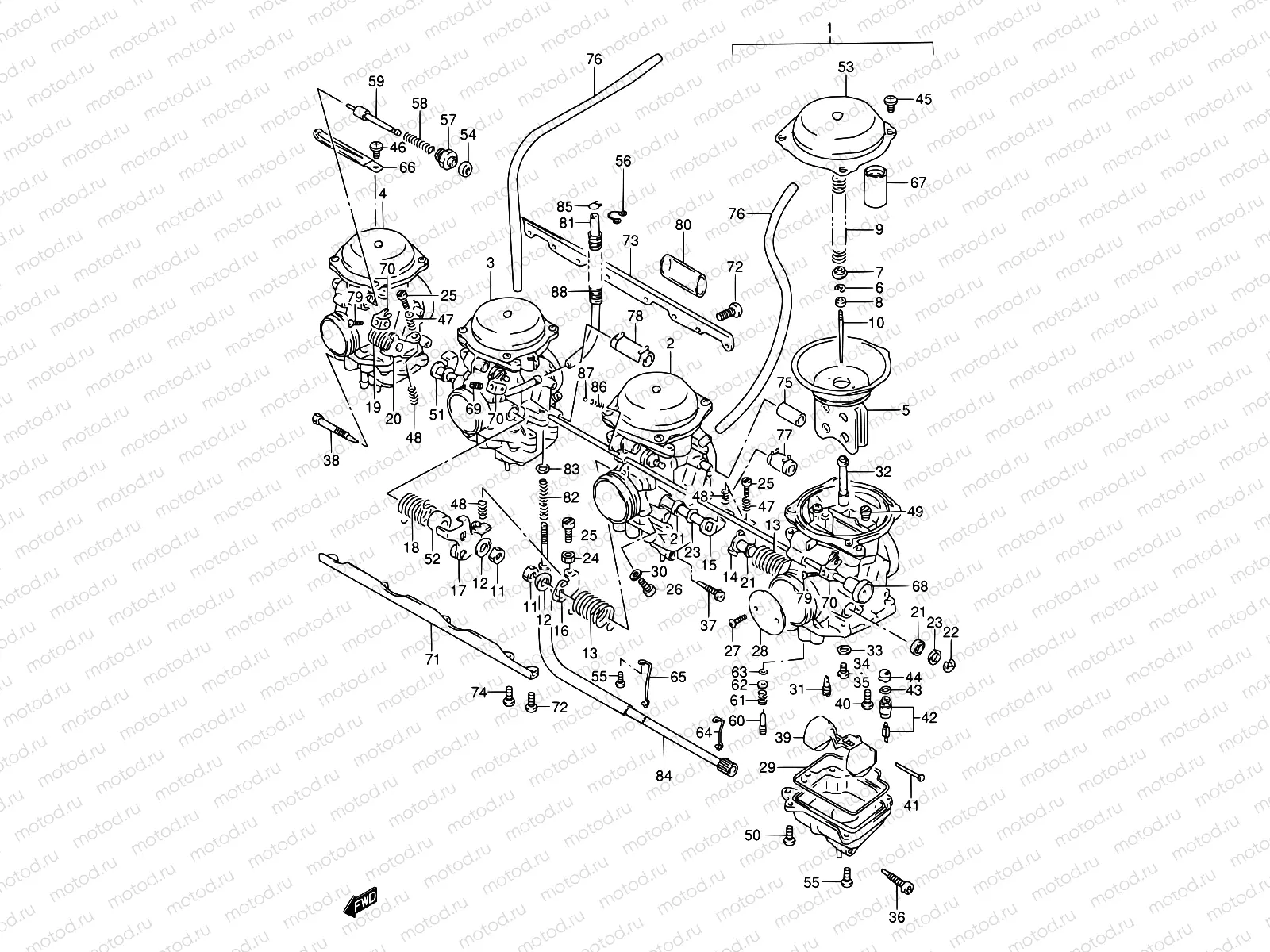 12 - CARBURETOR (MODEL J)