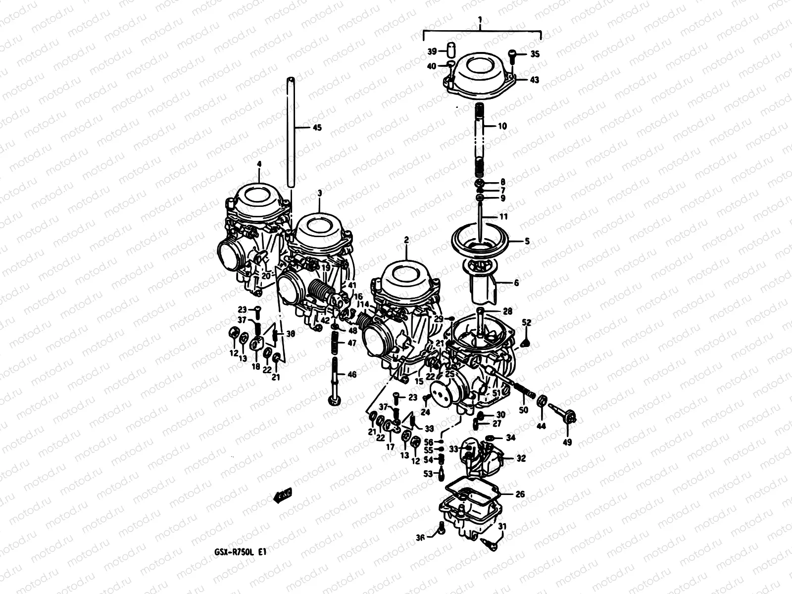 12 - CARBURETOR (MODEL J/K)