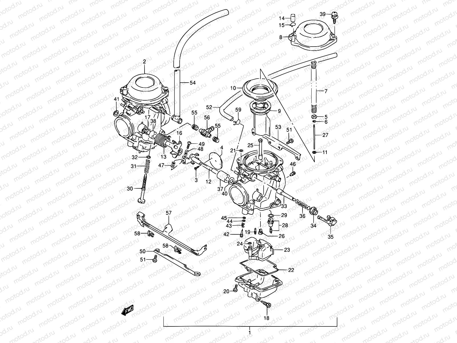 12 - CARBURETOR (MODEL K/L/M/N/P)