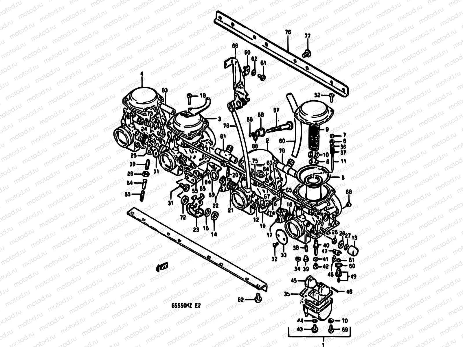 12 - CARBURETOR (MODEL X)