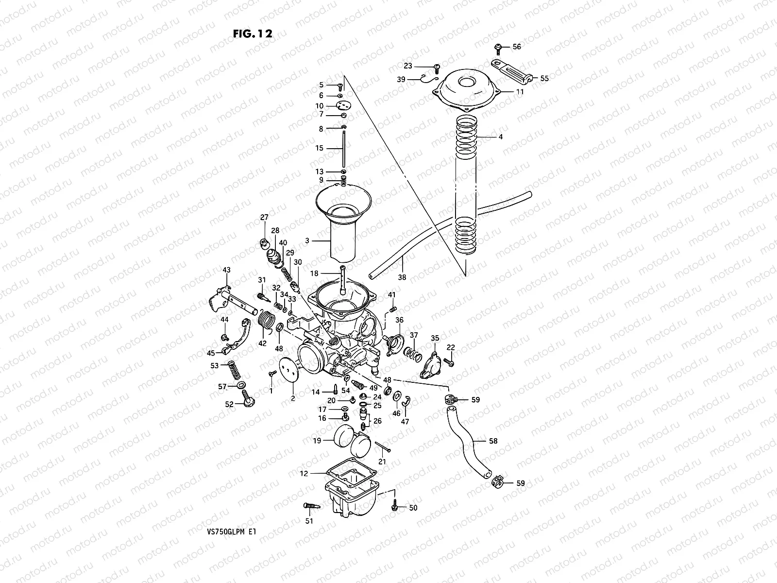 12 - CARBURETOR (REAR)